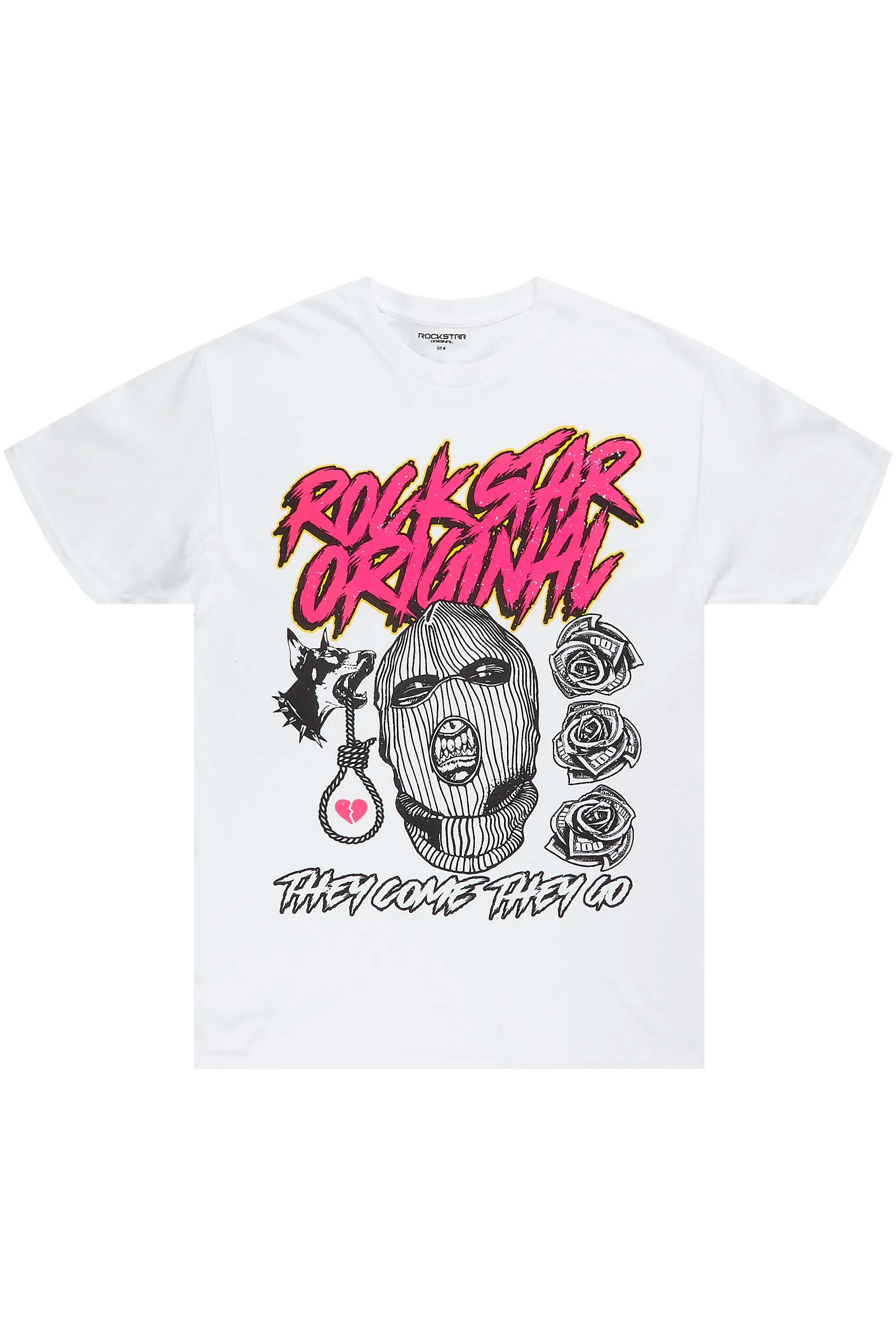 Clava White Graphic T-Shirt sold by Rockstar Original