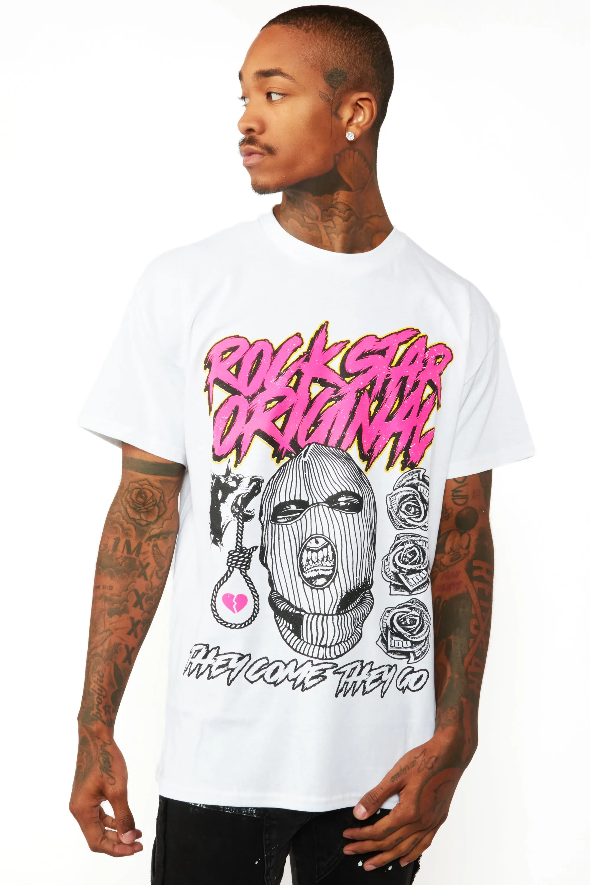 Clava White Graphic T-Shirt sold by Rockstar Original product image thumbnail 2