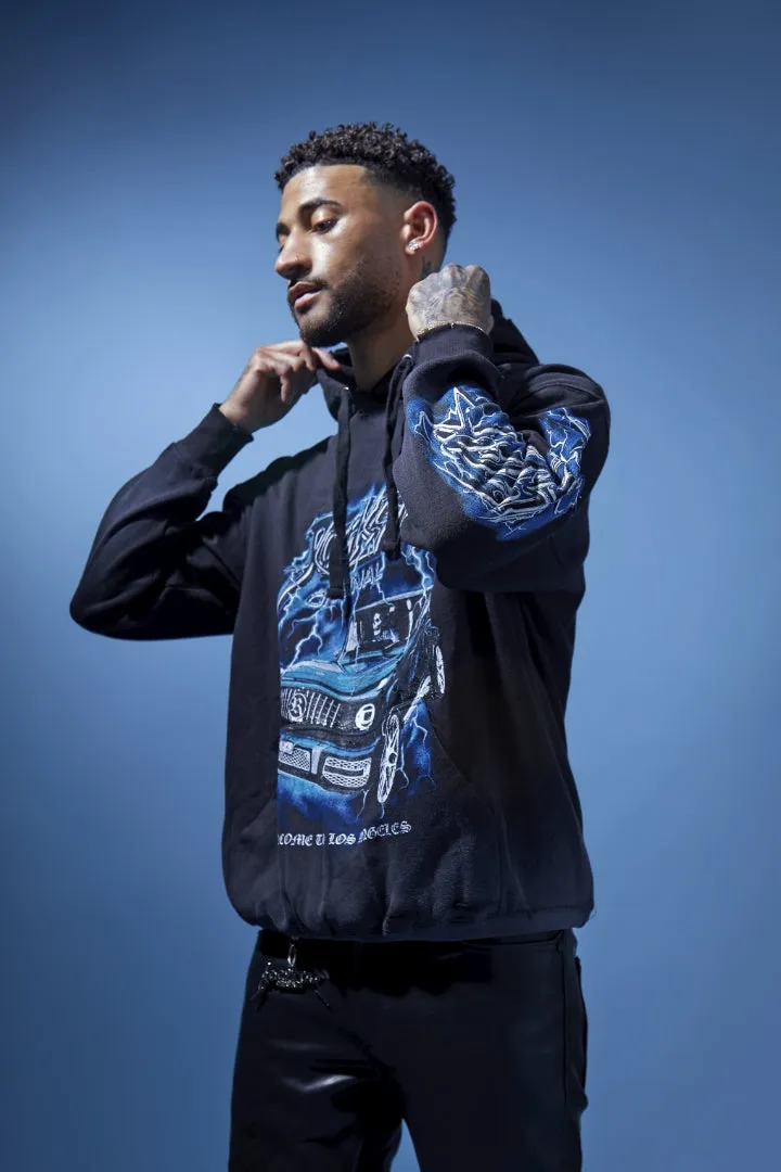 Hai Black Graphic Hoodie sold by Rockstar Original product image thumbnail 2