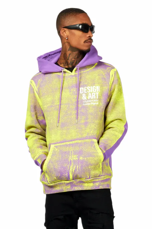 Cano Purple/Yellow Graphic Hoodie sold by Rockstar Original