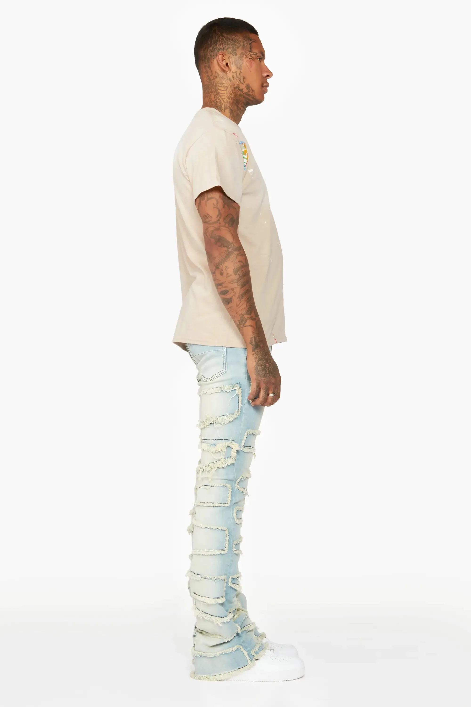 Palmer Beige Graphic T-Shirt sold by Rockstar Original product image thumbnail 4