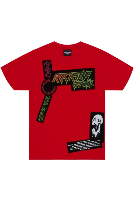 Garland Red Graphic T-Shirt sold by Rockstar Original