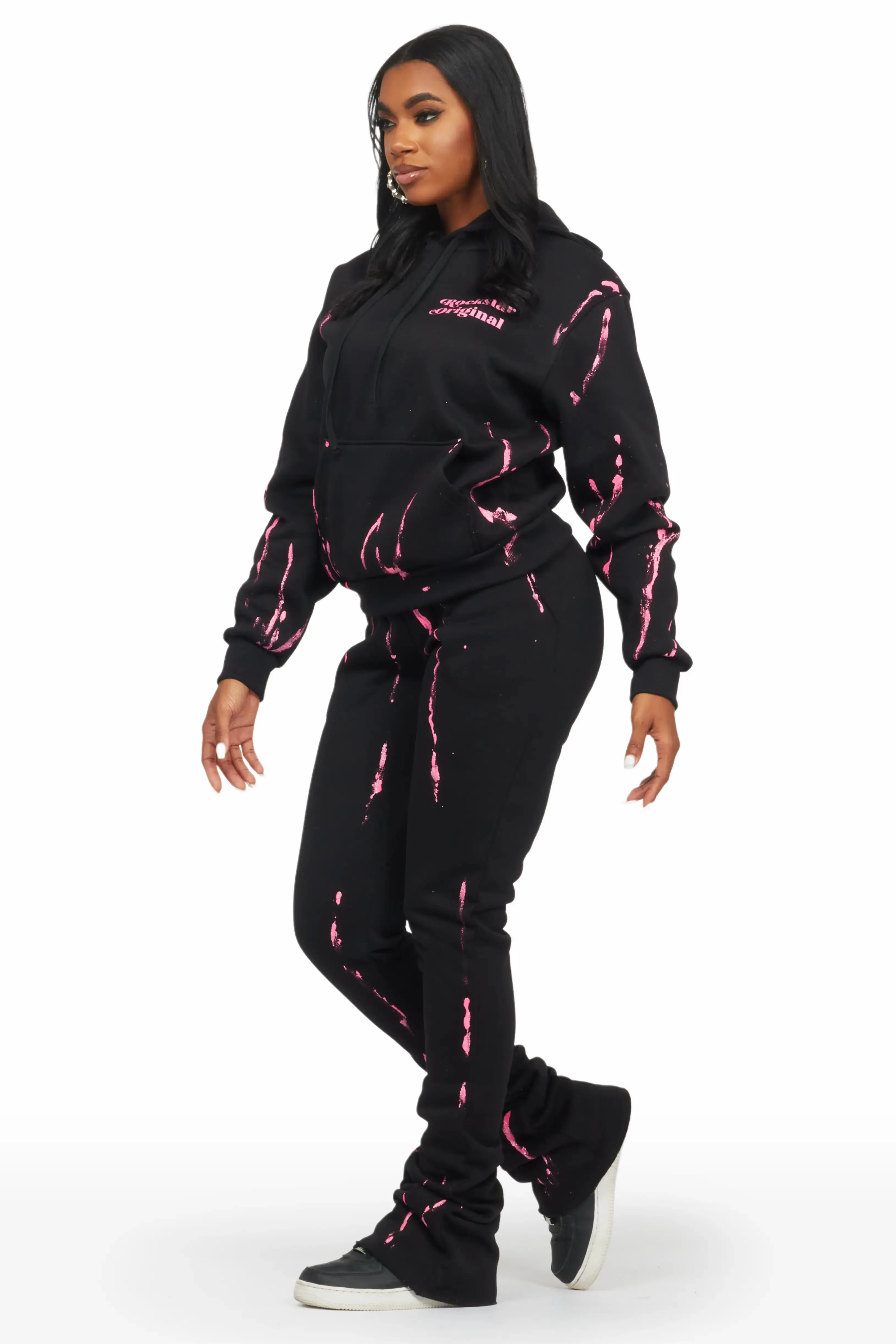 Reianna Black Super Stacked Trackset sold by Rockstar Original product image thumbnail 4