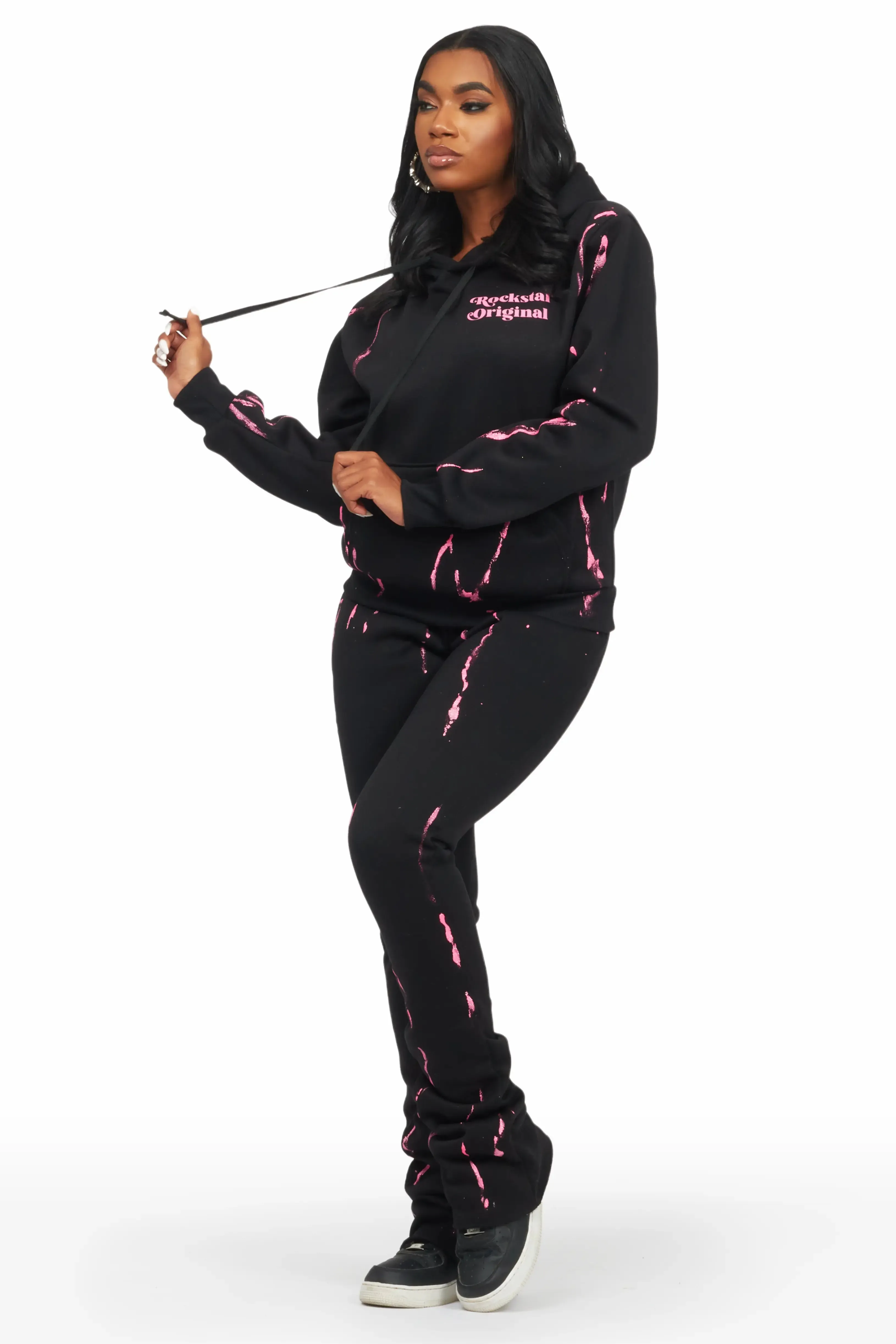 Reianna Black Super Stacked Trackset sold by Rockstar Original product image thumbnail 3