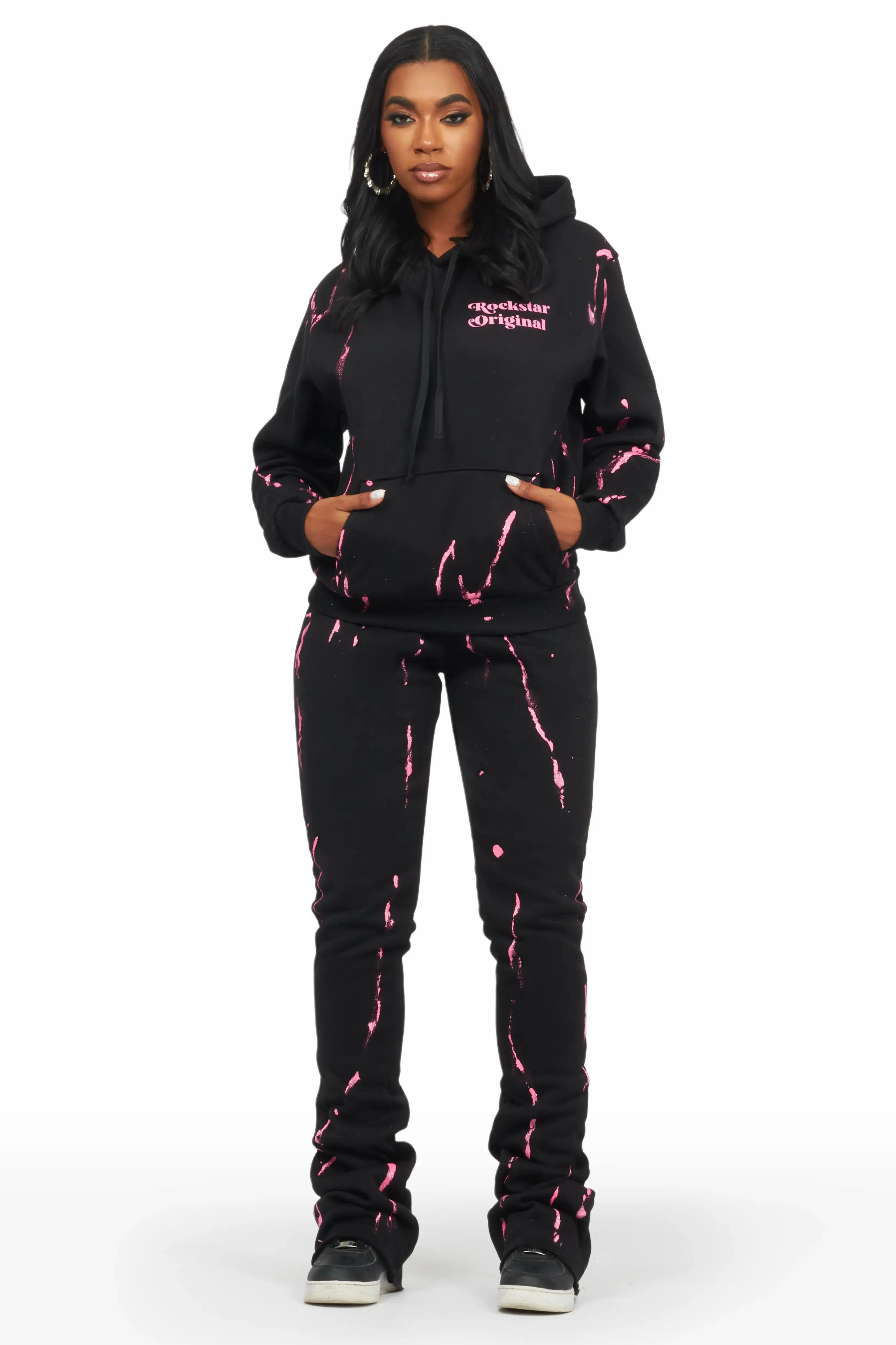 Reianna Black Super Stacked Trackset sold by Rockstar Original