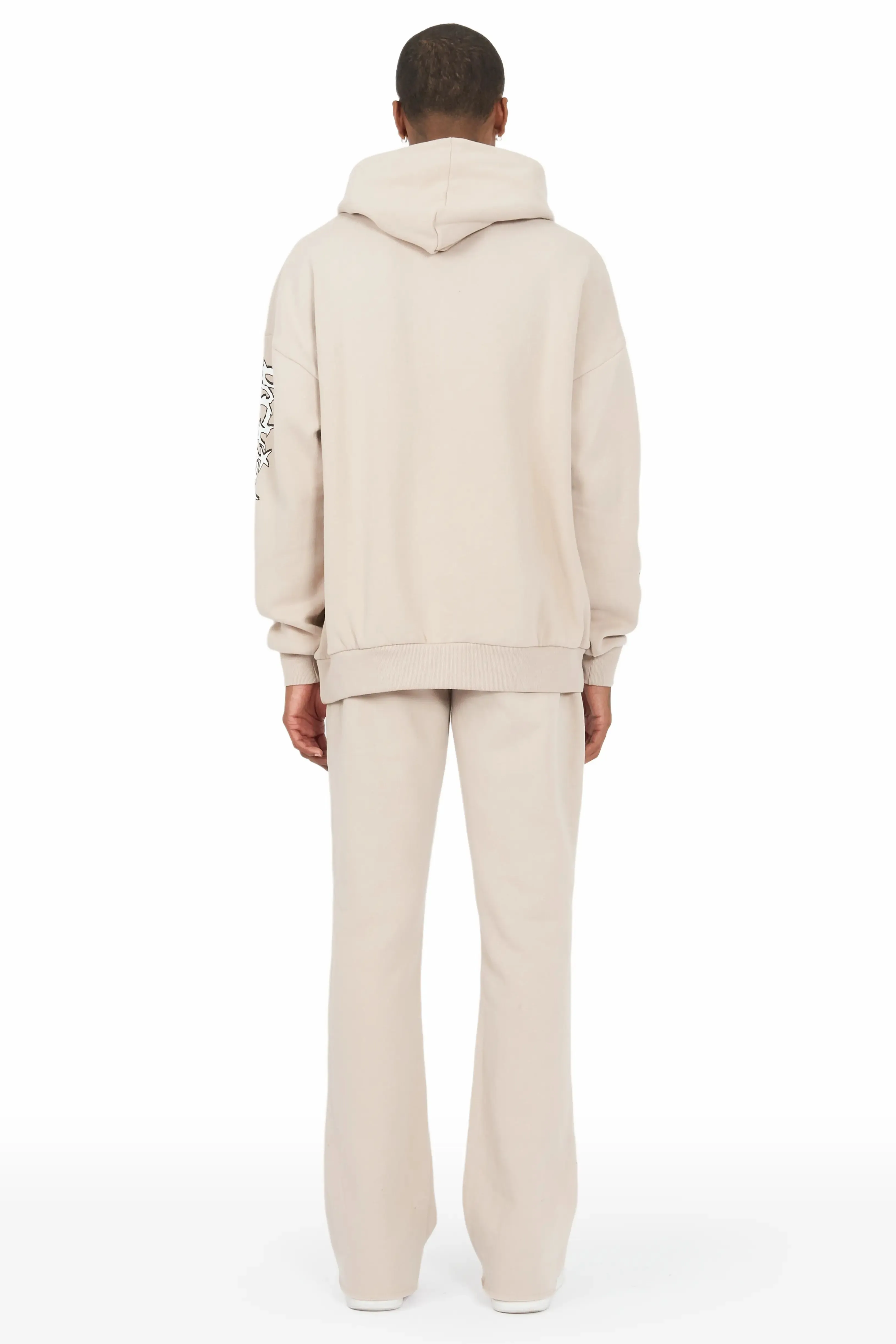 Hawkey Taupe Hoodie/Flare Trackset sold by Rockstar Original product image thumbnail 4