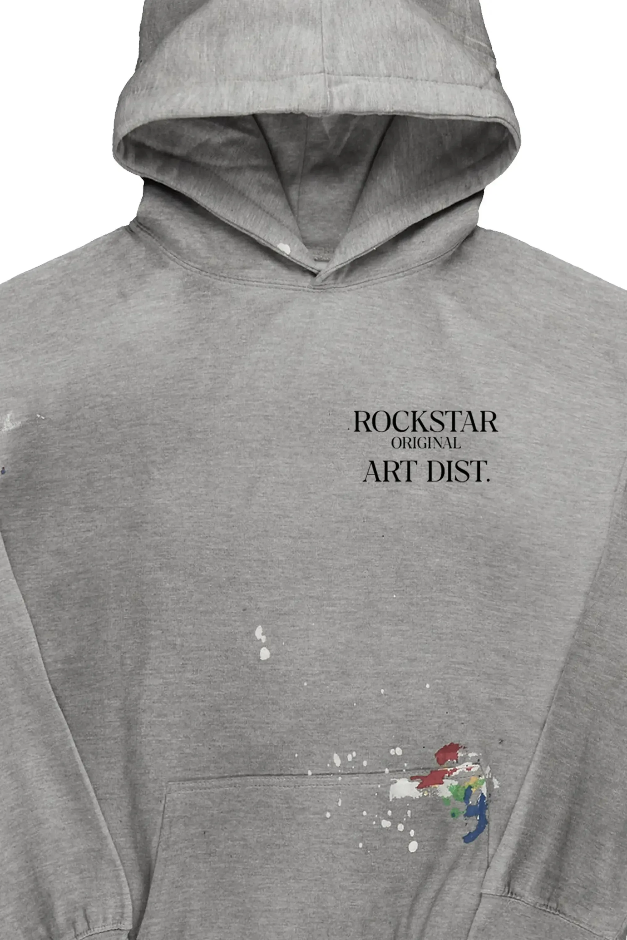 Make It Rain Heather Grey Oversized Hoodie sold by Rockstar Original product image thumbnail 2