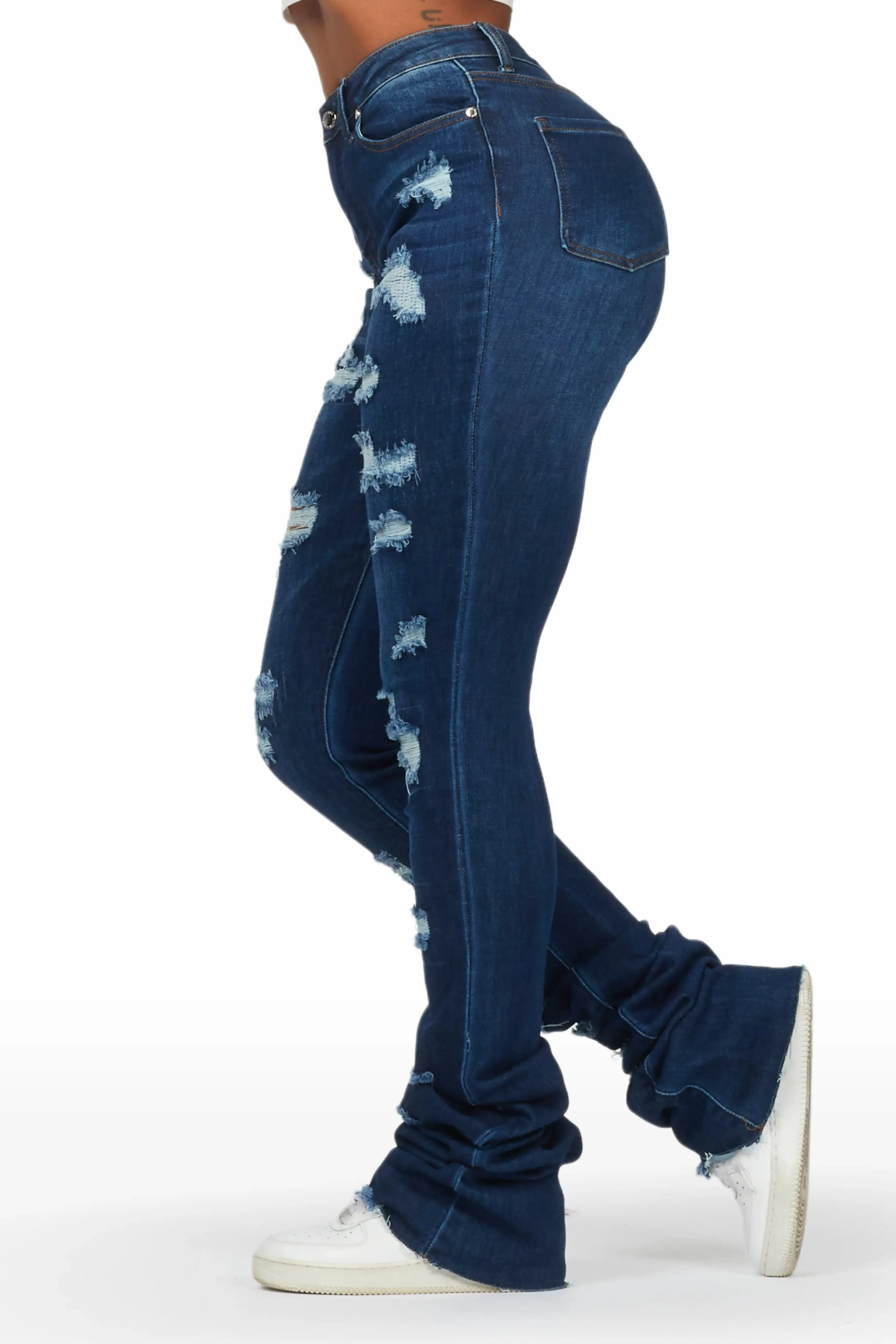 Remy Dark Wash Super Stacked Jean sold by Rockstar Original product image thumbnail 4
