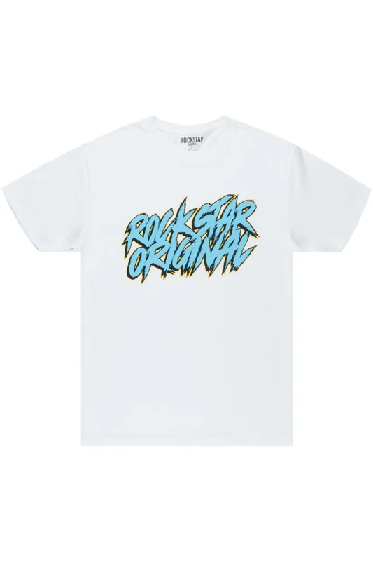 Zustrand White Graphic T-Shirt sold by Rockstar Original