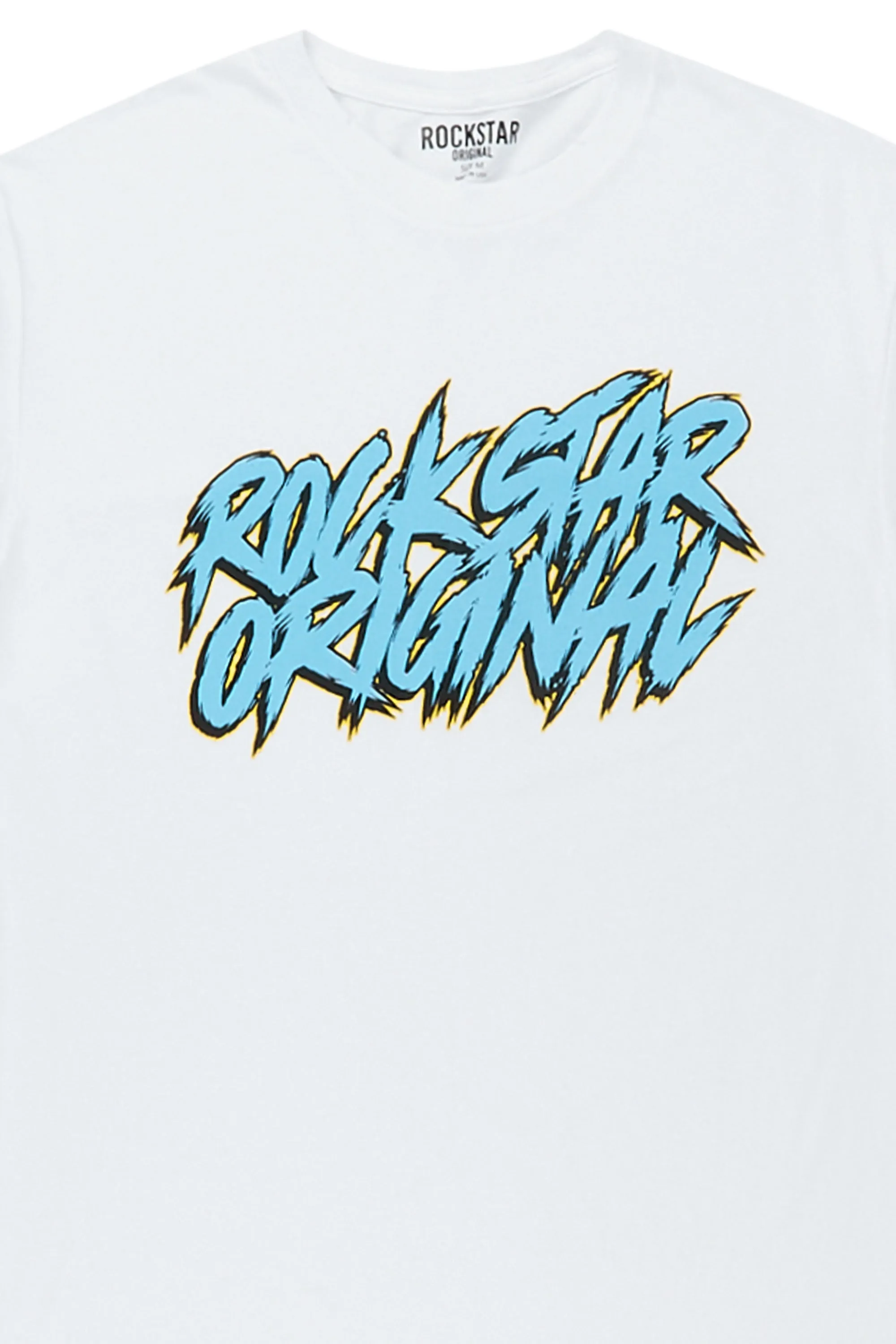 Zustrand White Graphic T-Shirt sold by Rockstar Original product image thumbnail 4