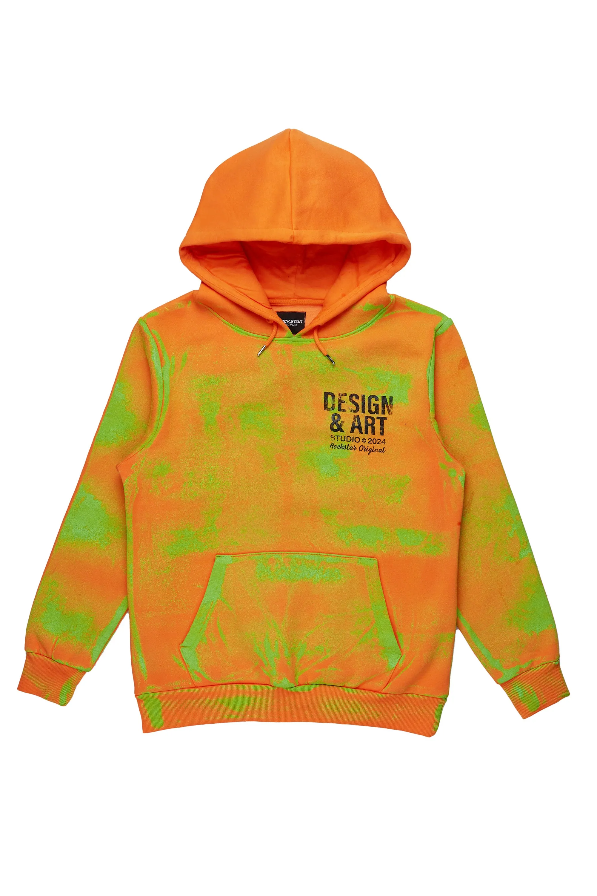 Cano Orange/Green Graphic Hoodie sold by Rockstar Original product image thumbnail 2