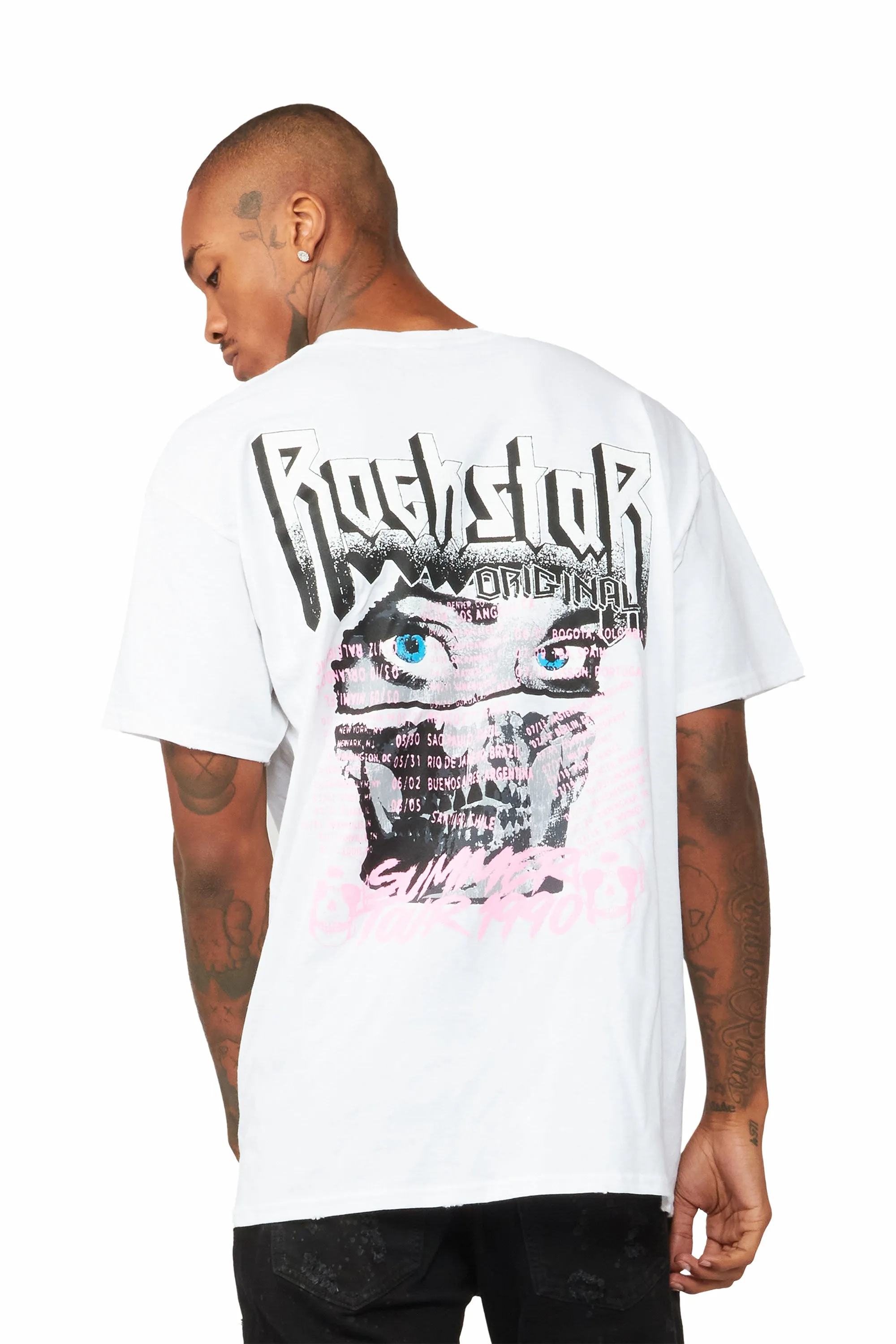 Dastard White Graphic T-Shirt sold by Rockstar Original