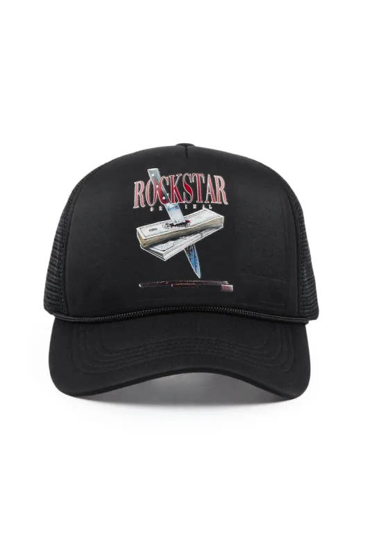 Dayte Nite Black Trucker Hat sold by Rockstar Original