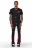 Raffer Black T-Shirt/Stacked Flare Pant Set sold by Rockstar Original