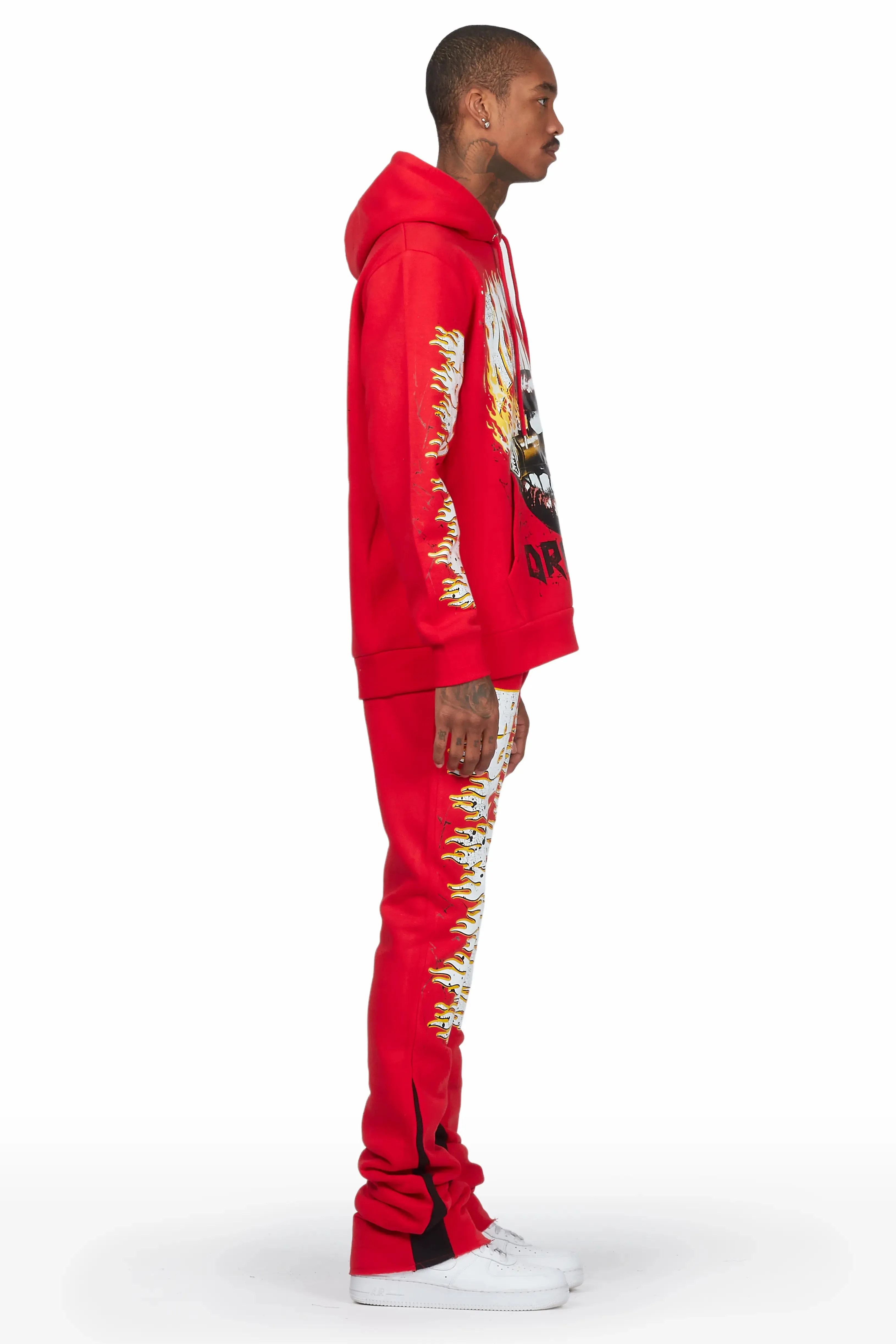 Jaxx Red Super Stacked Flared Track Set sold by Rockstar Original product image thumbnail 3