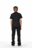 Piet Dark Grey Cargo Super Stacked Flare Jean sold by Rockstar Original