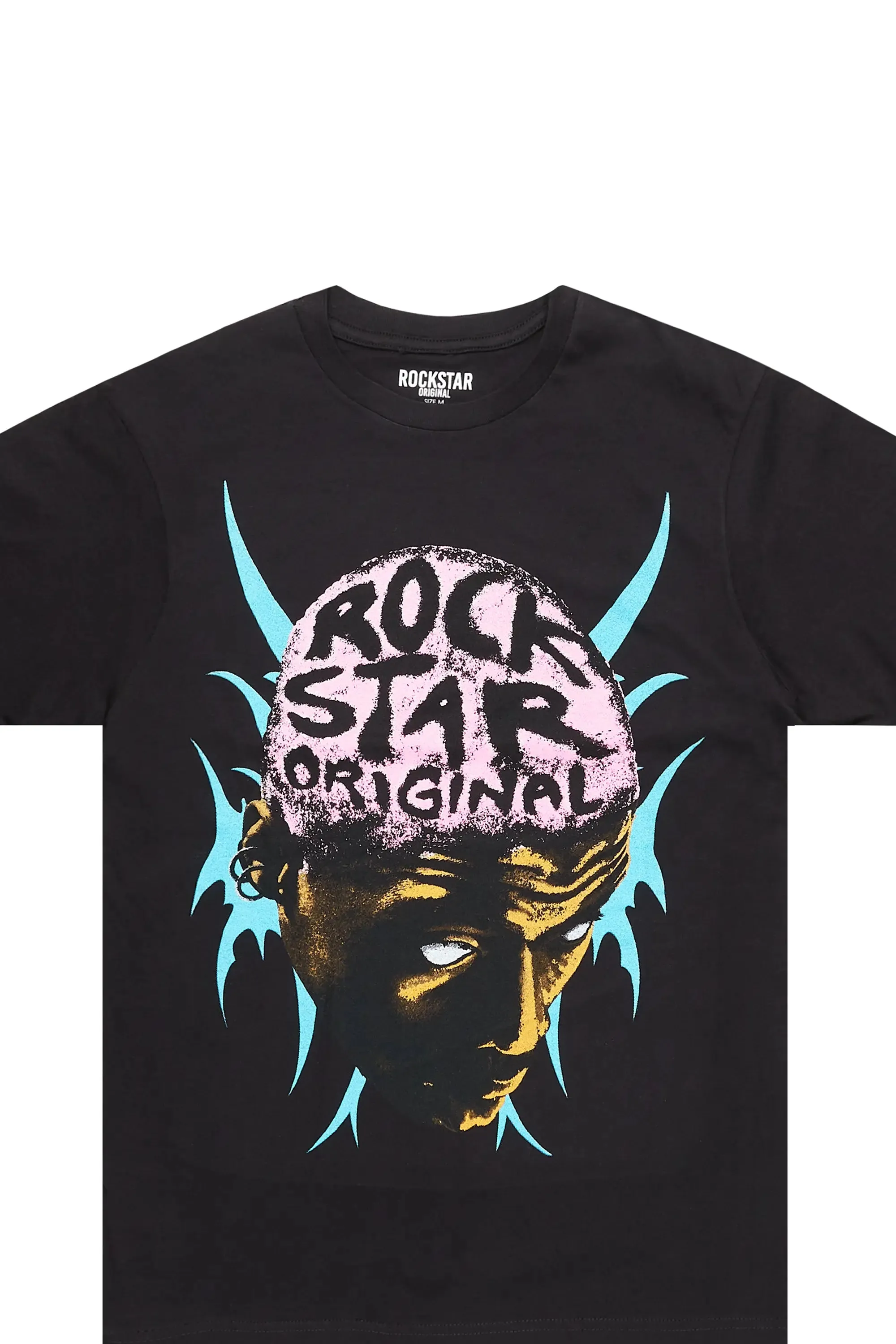 Weave Black Graphic T-Shirt sold by Rockstar Original product image thumbnail 5