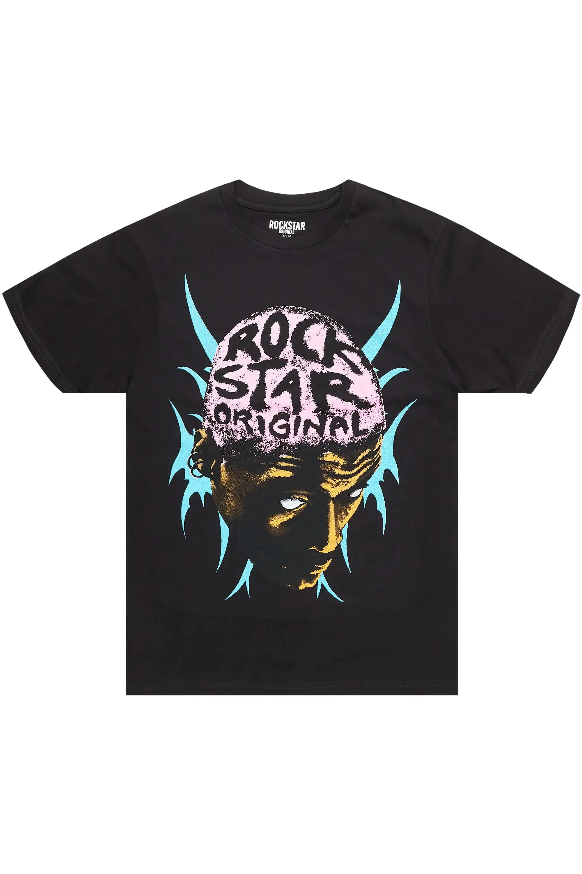 Weave Black Graphic T-Shirt sold by Rockstar Original product image thumbnail 2