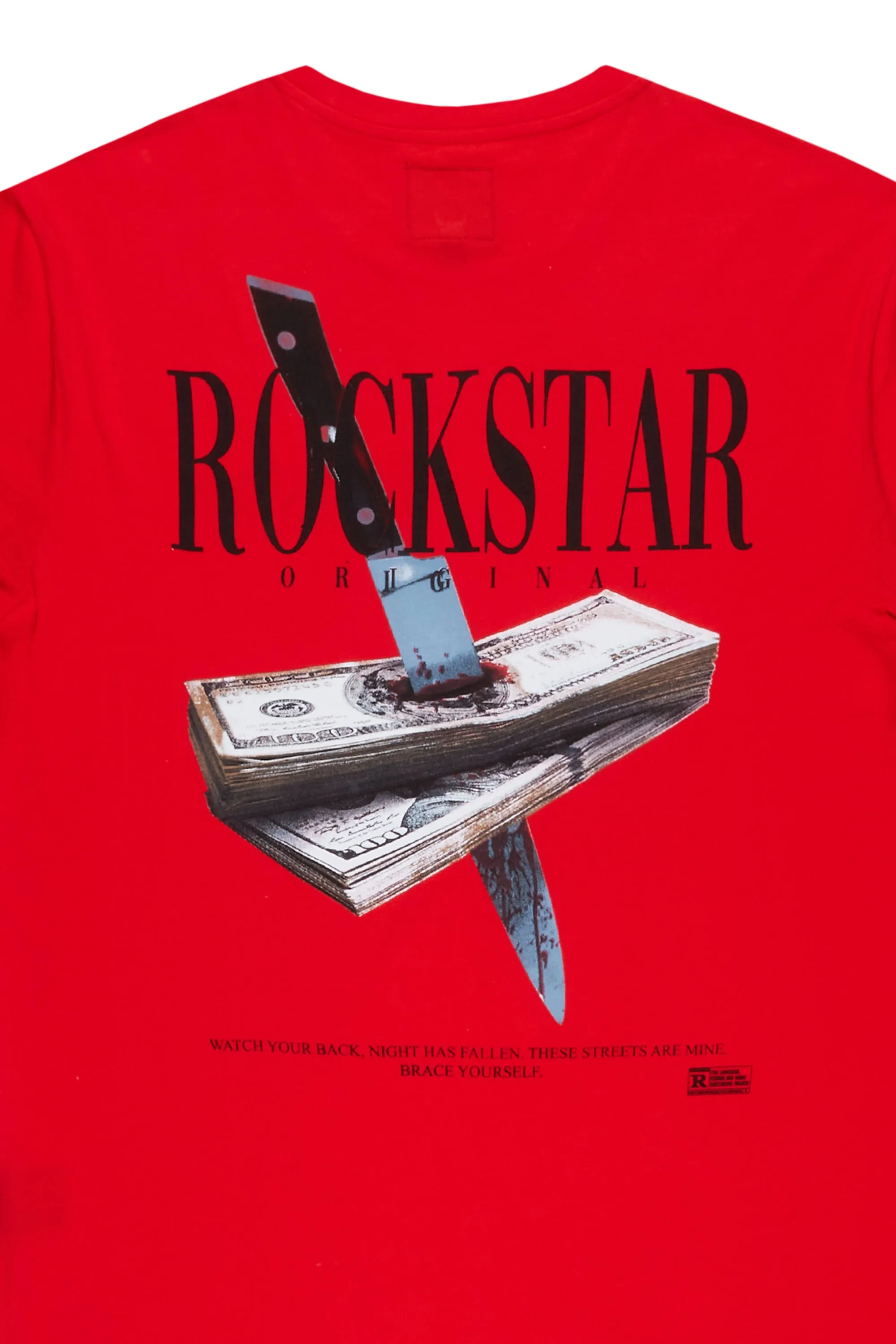 Sheridan Red Oversized T-Shirt sold by Rockstar Original product image thumbnail 2