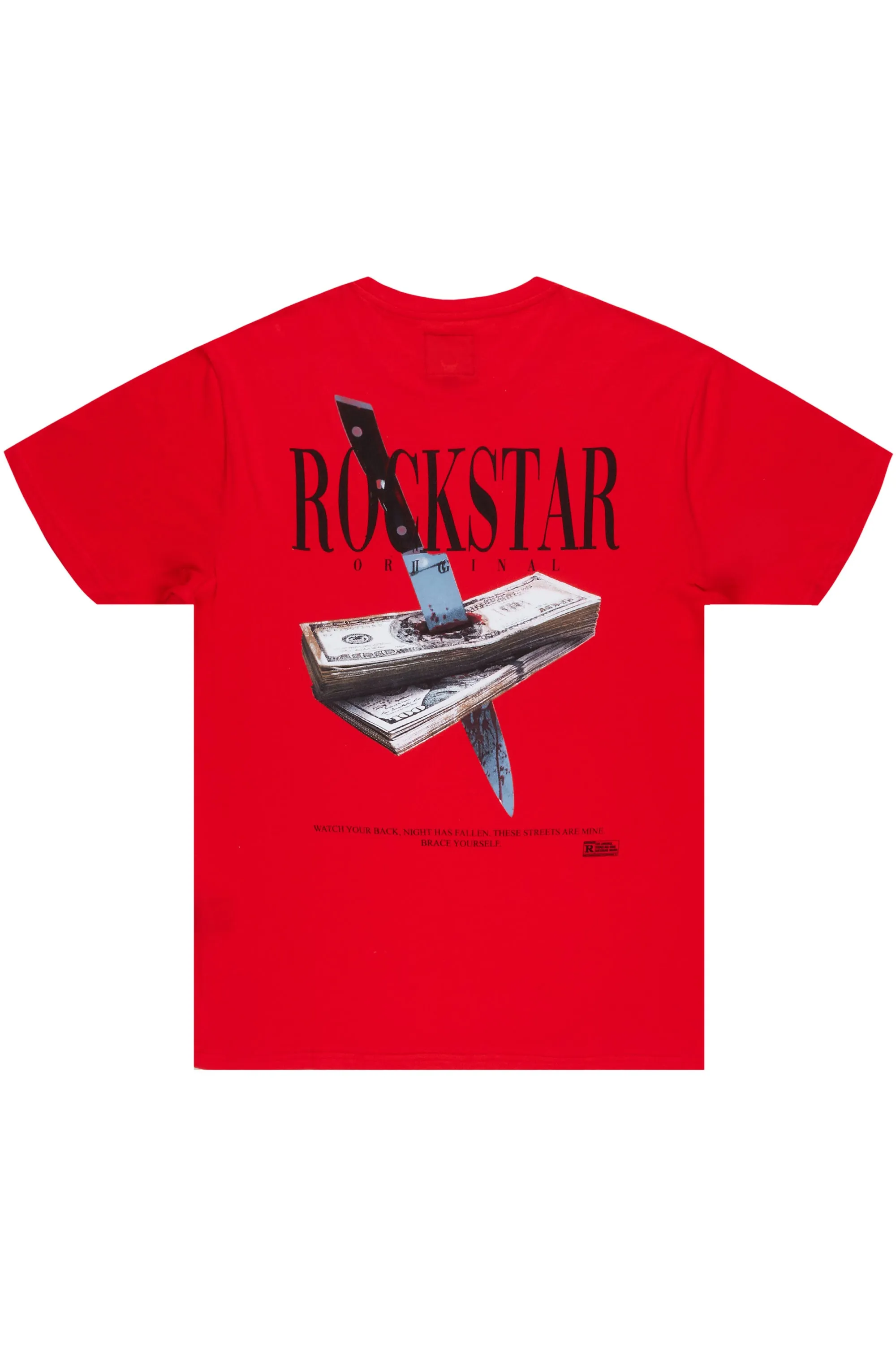 Sheridan Red Oversized T-Shirt sold by Rockstar Original
