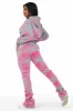 Zenobia Heather Grey Super Stacked Trackset sold by Rockstar Original