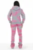 Zenobia Heather Grey Super Stacked Trackset sold by Rockstar Original