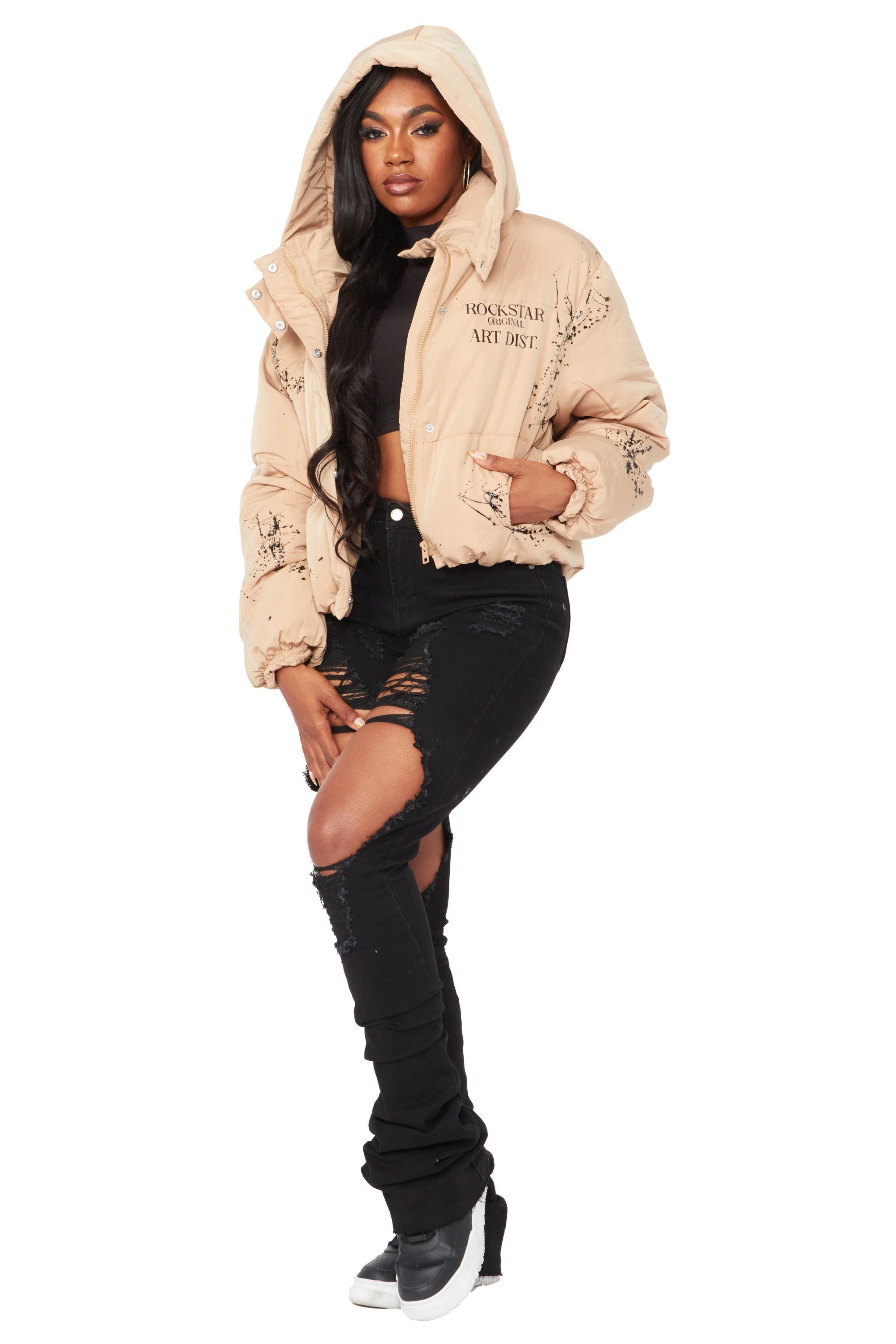 Keira Tan Drippy Puffer Jacket sold by Rockstar Original product image thumbnail 2