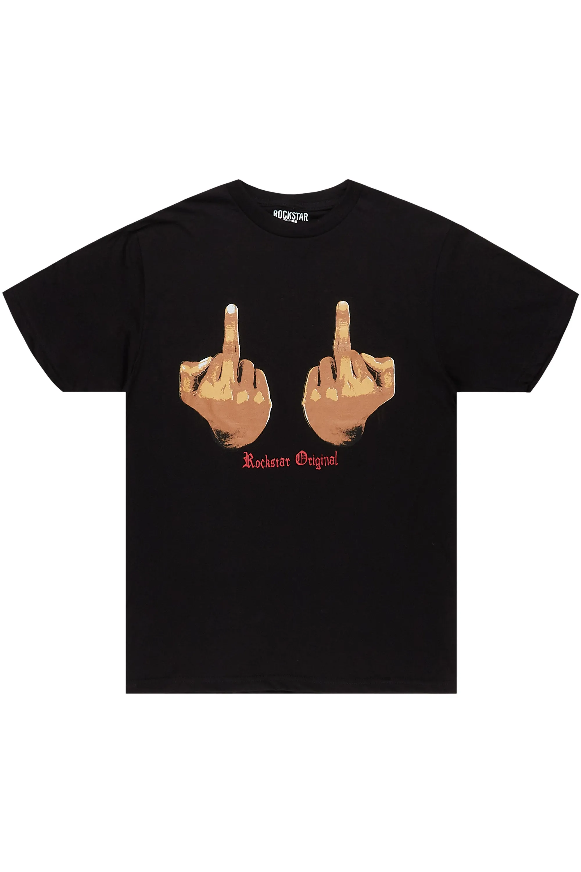 Walkon Black Graphic T-Shirt sold by Rockstar Original