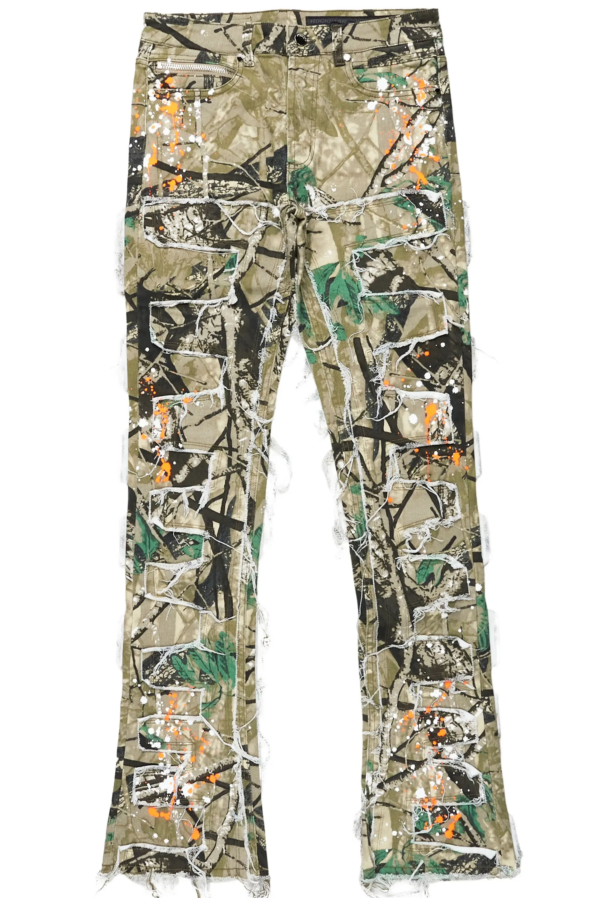 Urso Tree Camo Painter Stacked Flare Jean sold by Rockstar Original product image thumbnail 2