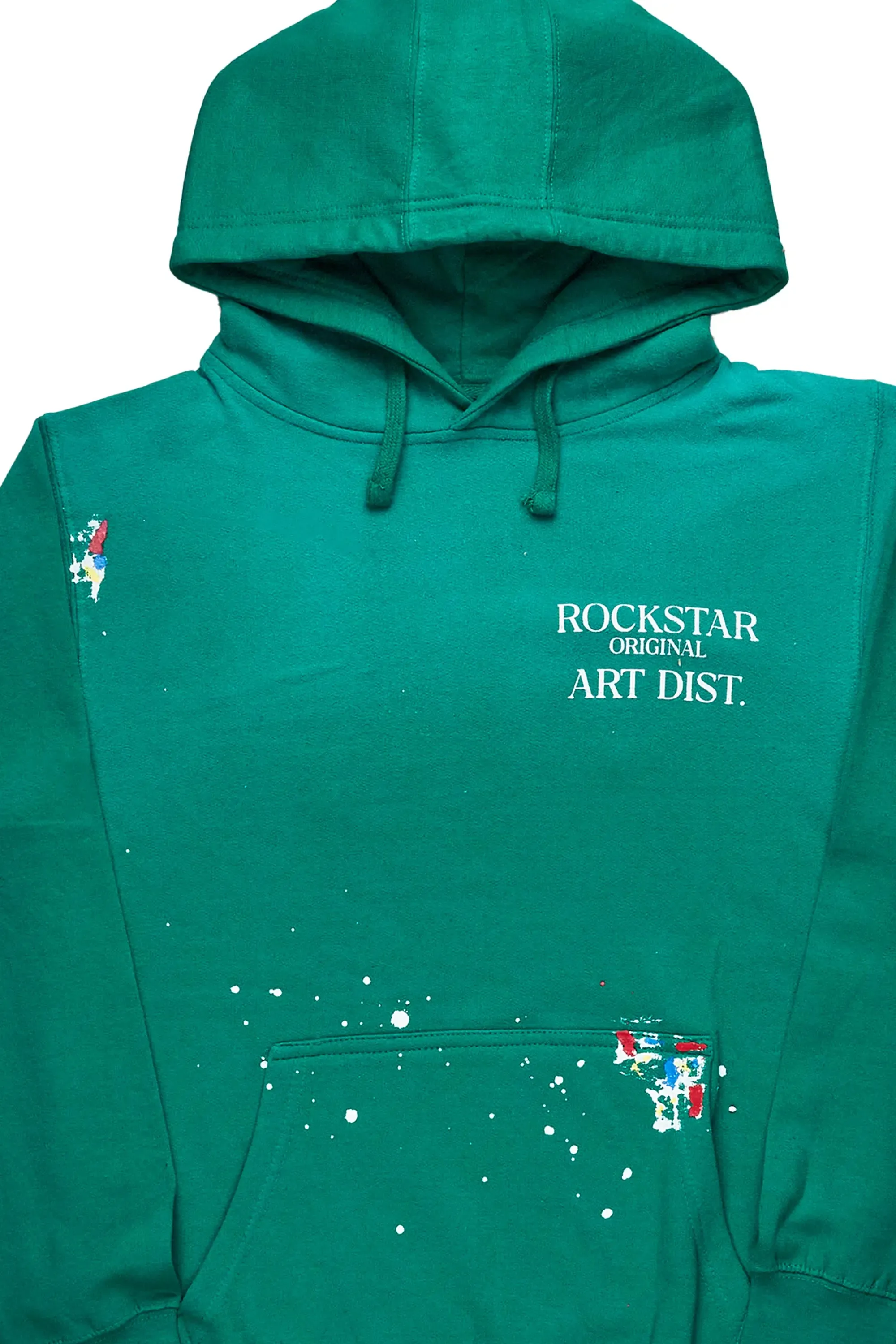 Rockstar Art Dist. Light Green Graphic Hoodie sold by Rockstar Original product image thumbnail 2