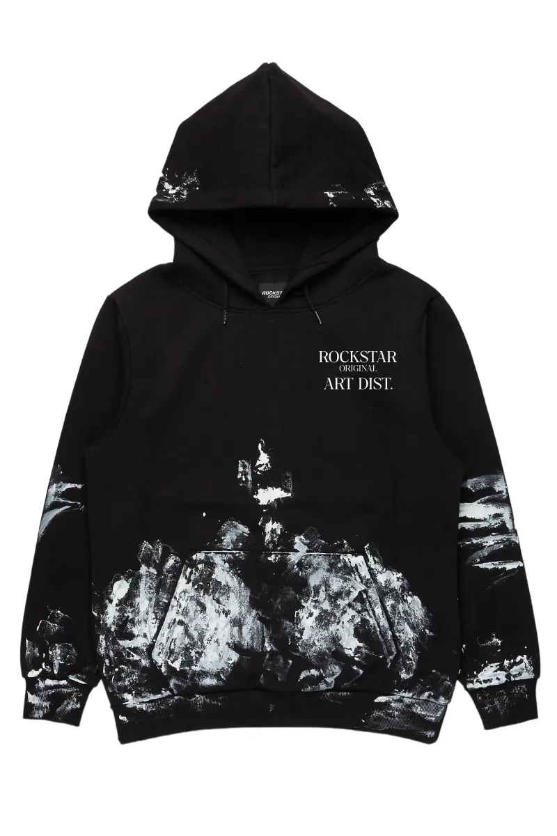 Filip Black Graphic Hoodie | Parallel
