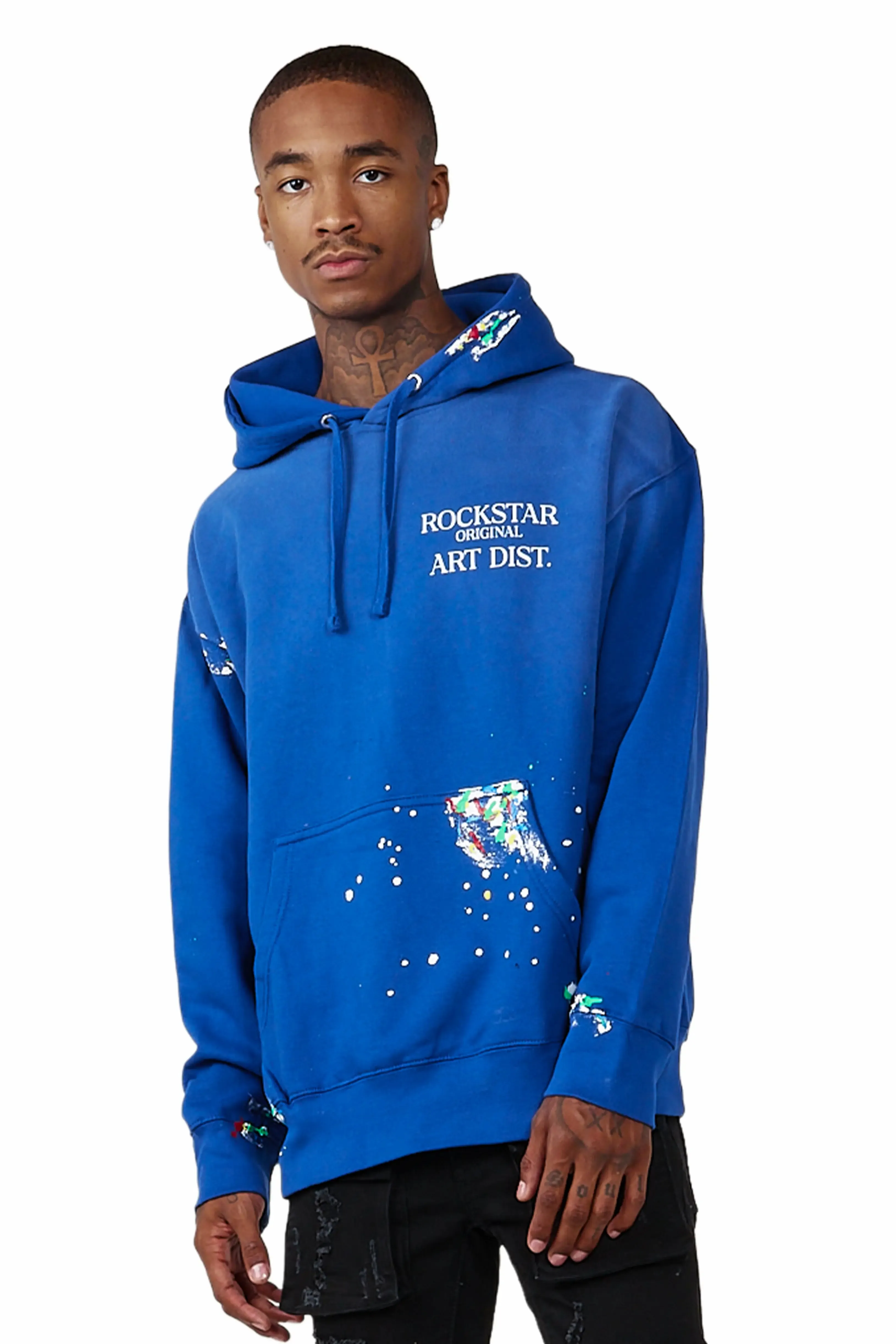Rockstar Art Dist. Royal Graphic Hoodie sold by Rockstar Original product image thumbnail 4