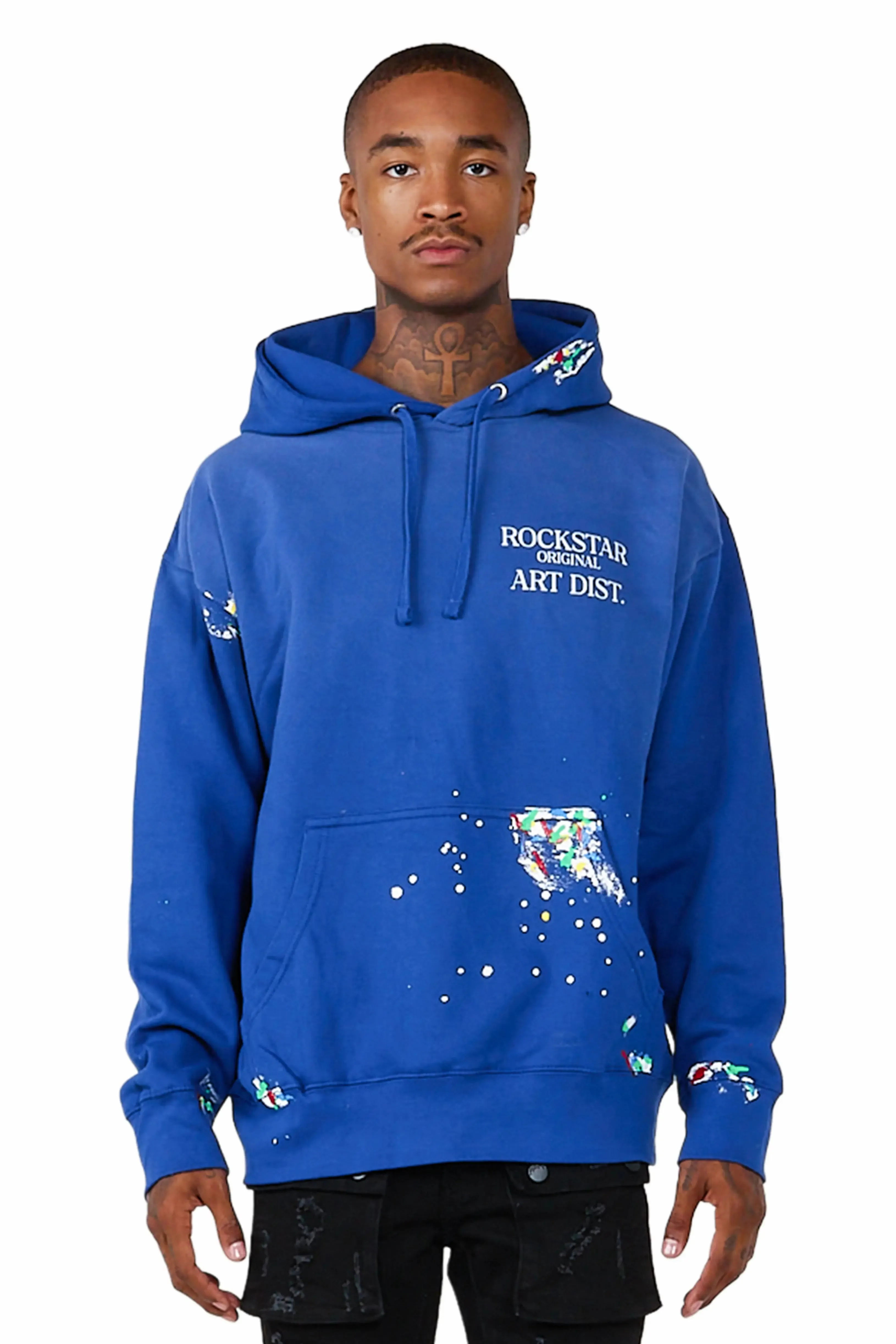 Rockstar Art Dist. Royal Graphic Hoodie sold by Rockstar Original product image thumbnail 2