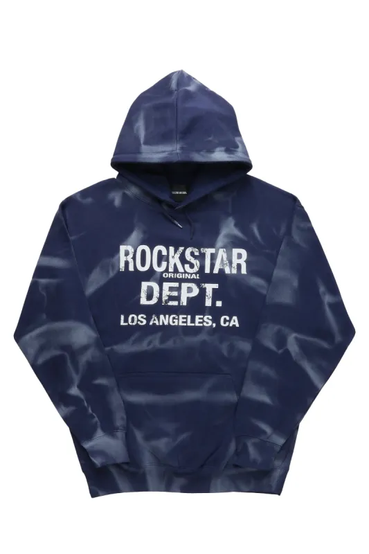 Nelly Navy Graphic Hoodie sold by Rockstar Original