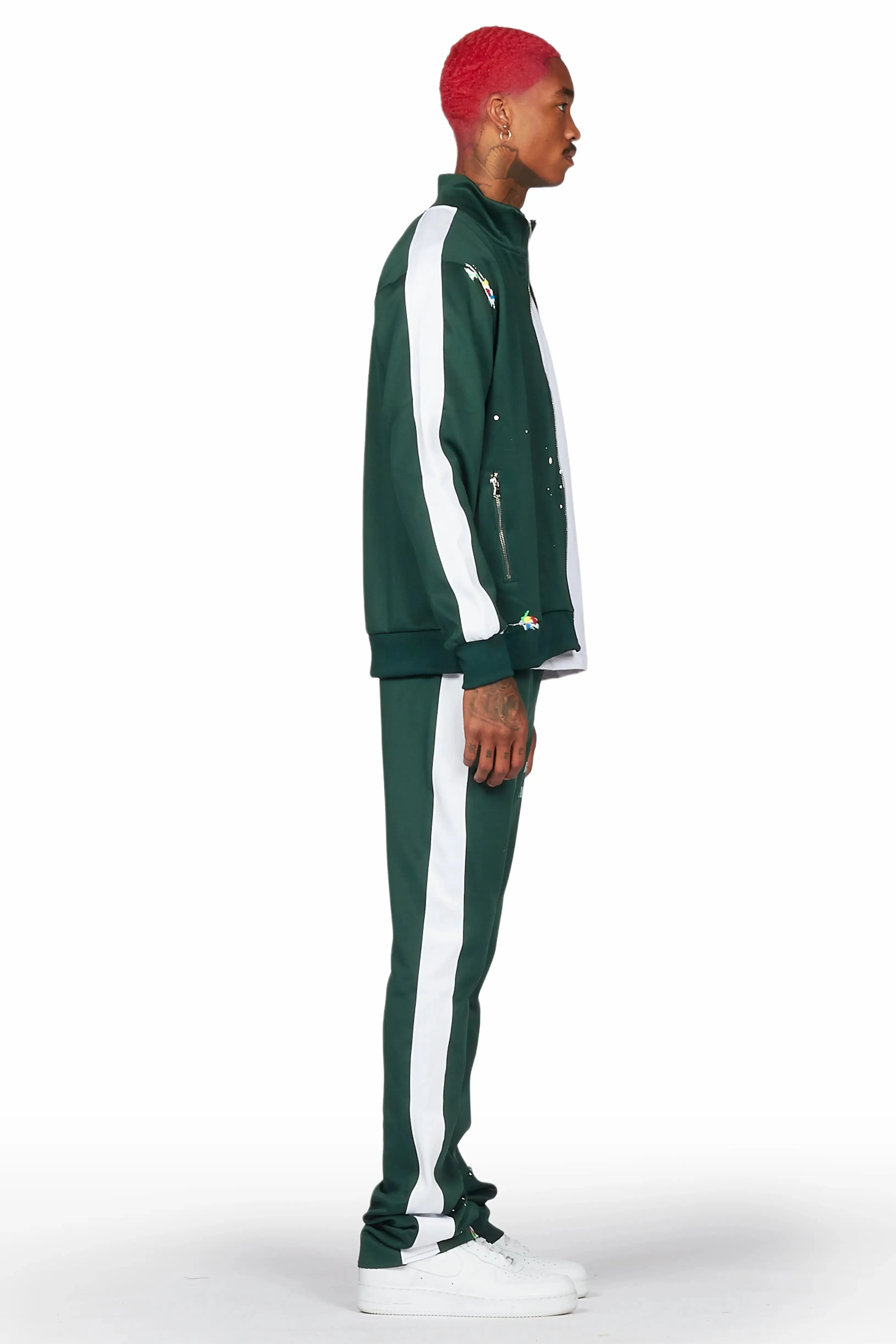 Rockstar Art Dist. Green Tricot Stacked Track Set sold by Rockstar Original product image thumbnail 4