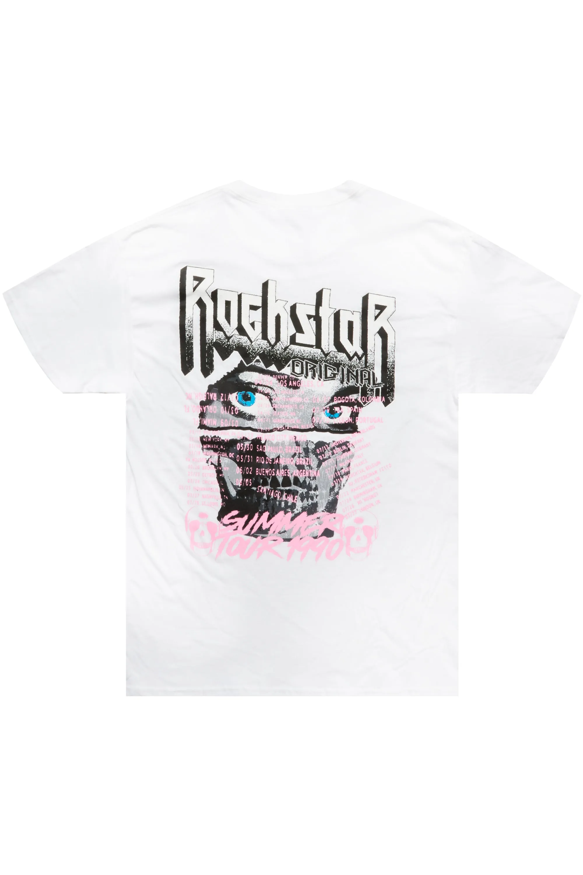 Latyra White Oversized T-Shirt sold by Rockstar Original