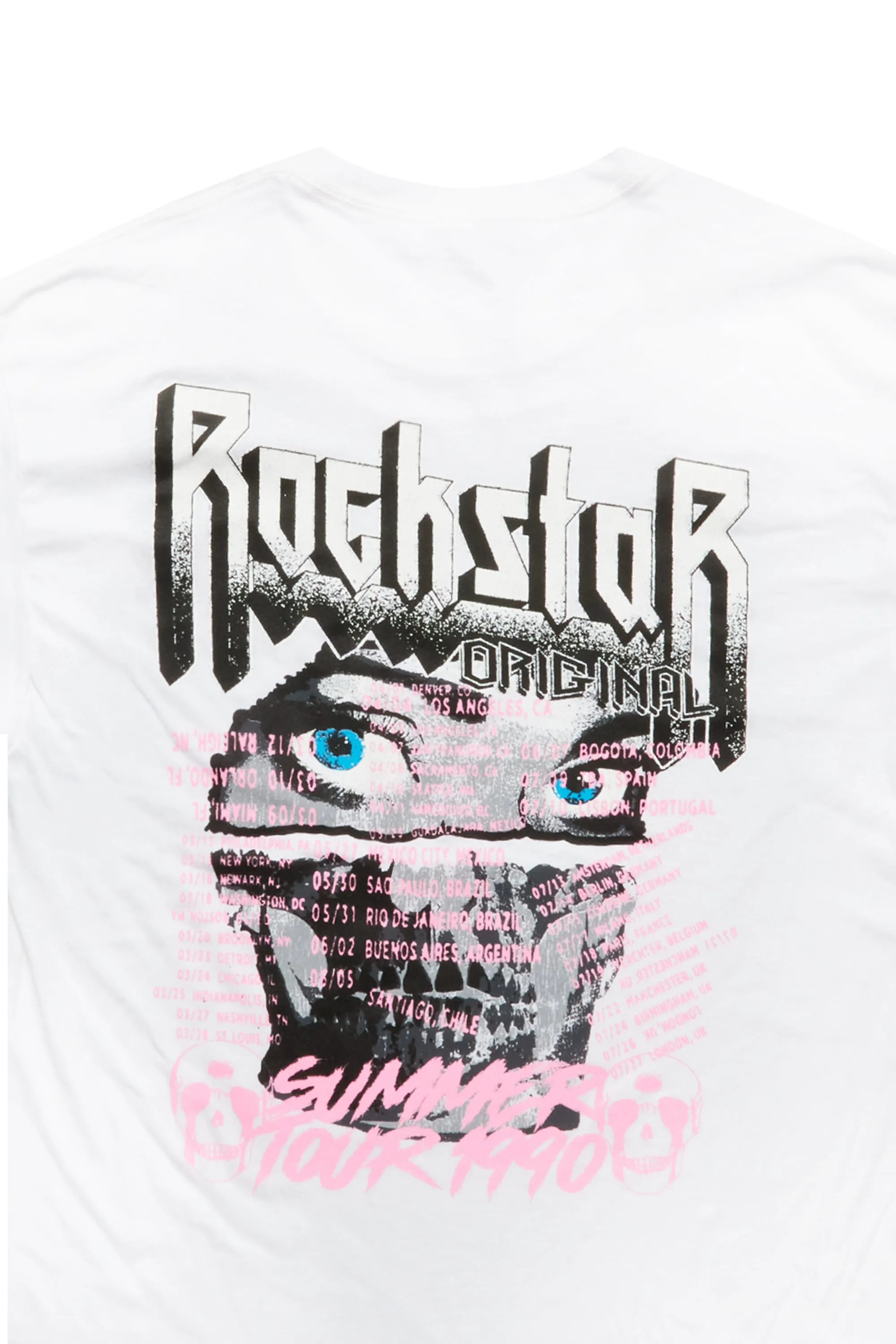 Latyra White Oversized T-Shirt sold by Rockstar Original product image thumbnail 3