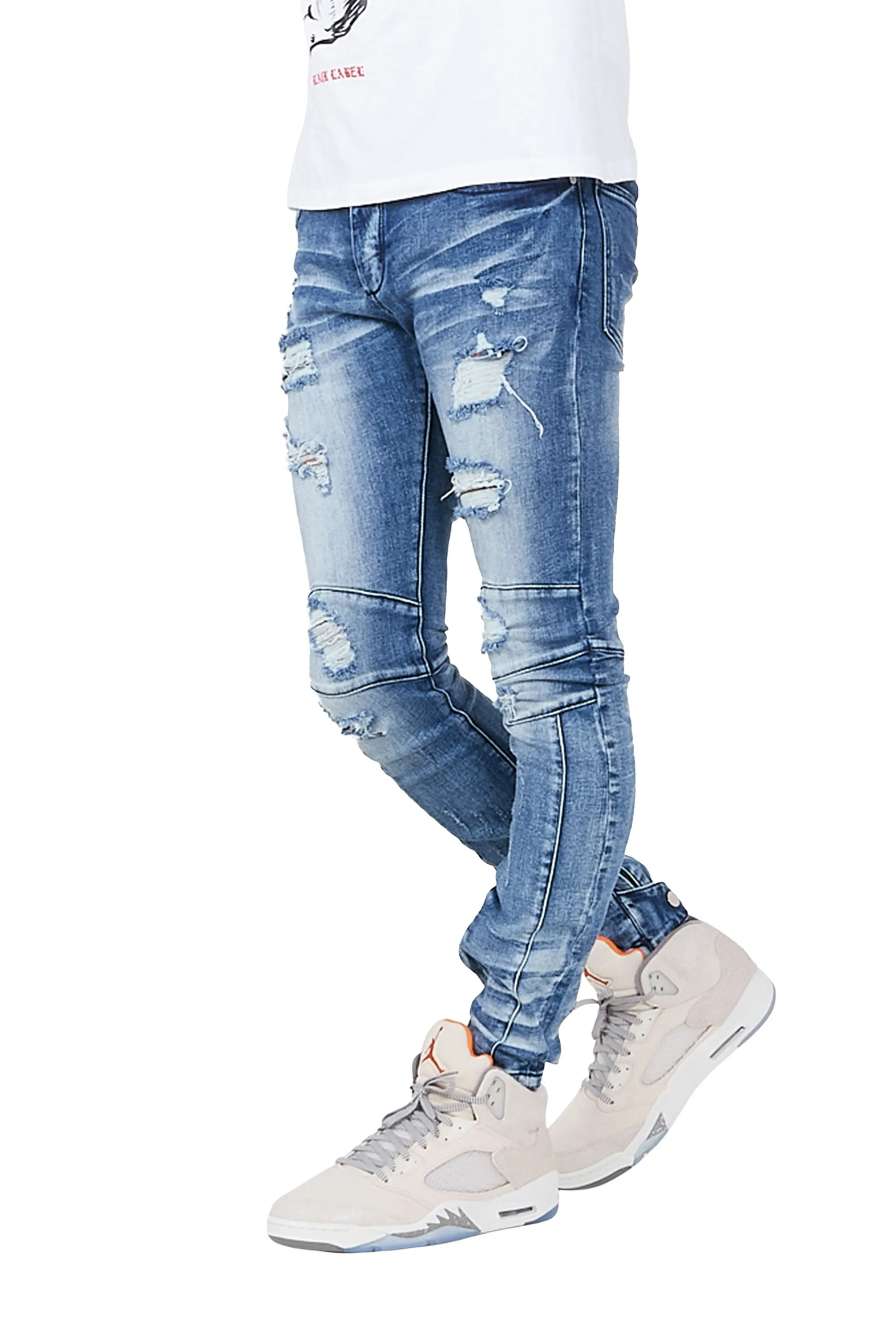 Nestor Blue 5 Pocket Skinny Jean sold by Rockstar Original product image thumbnail 5