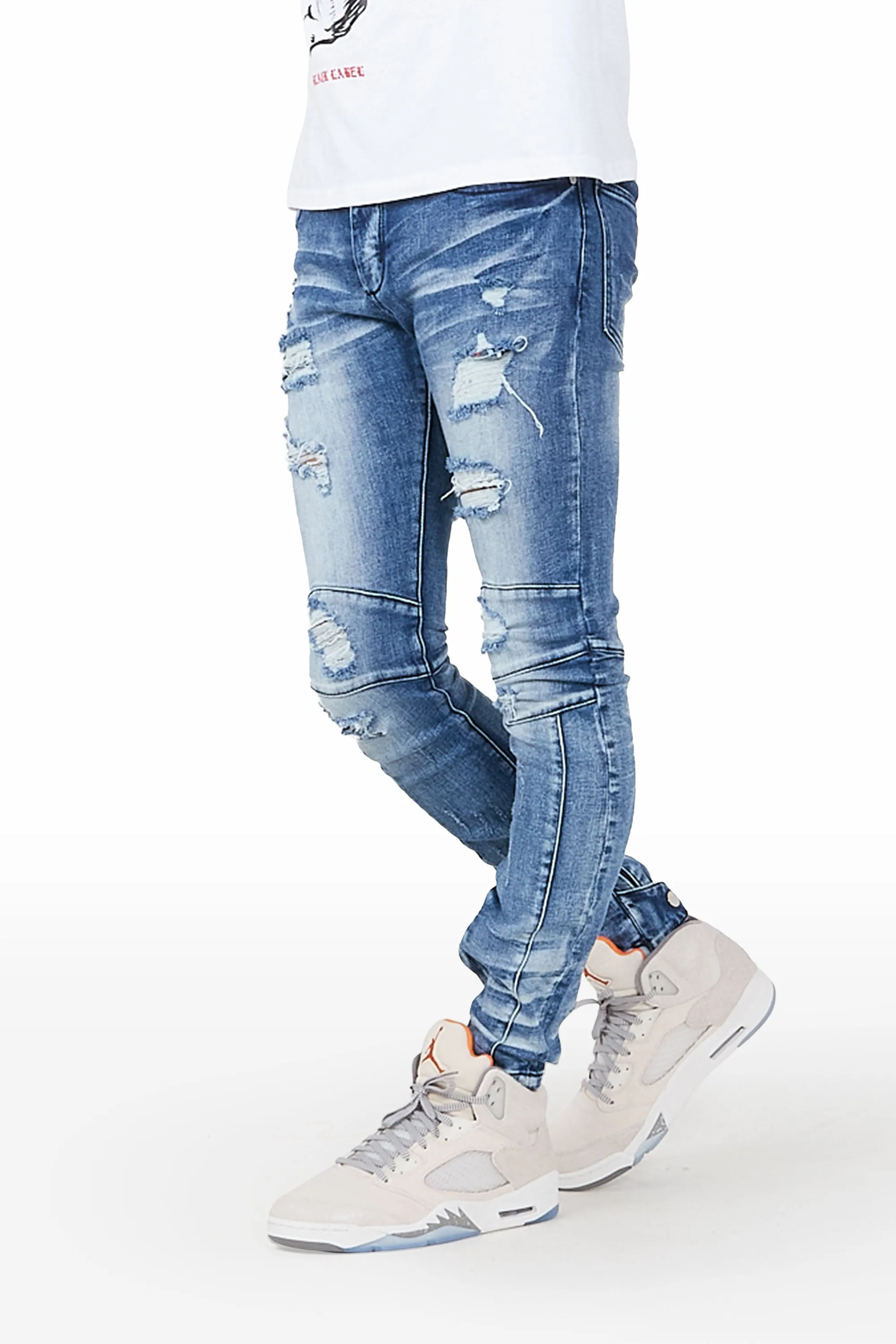 Nestor Blue 5 Pocket Skinny Jean sold by Rockstar Original product image thumbnail 2