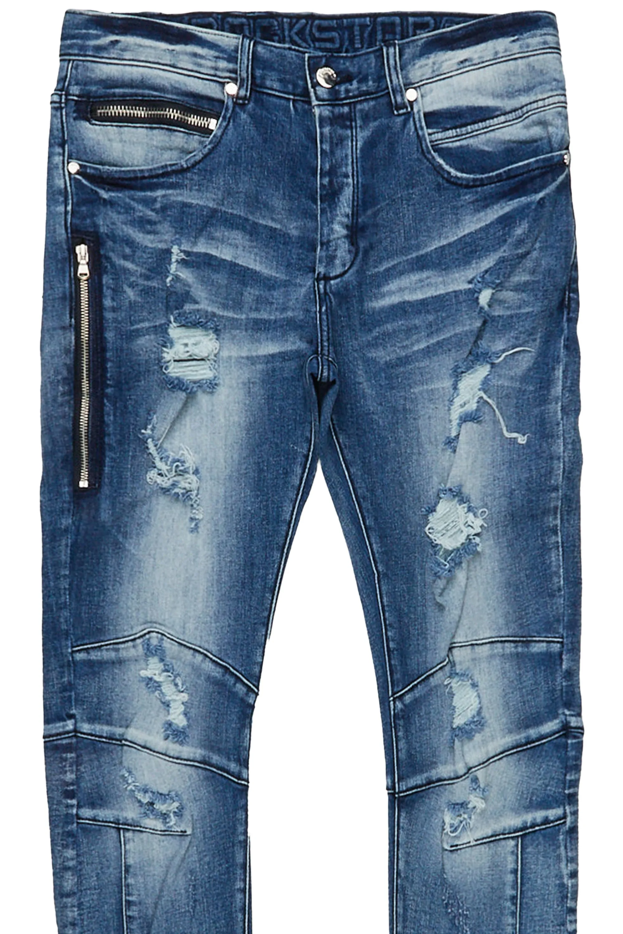 Nestor Blue 5 Pocket Skinny Jean sold by Rockstar Original product image thumbnail 3