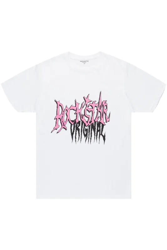 Susana White Oversized Tee sold by Rockstar Original