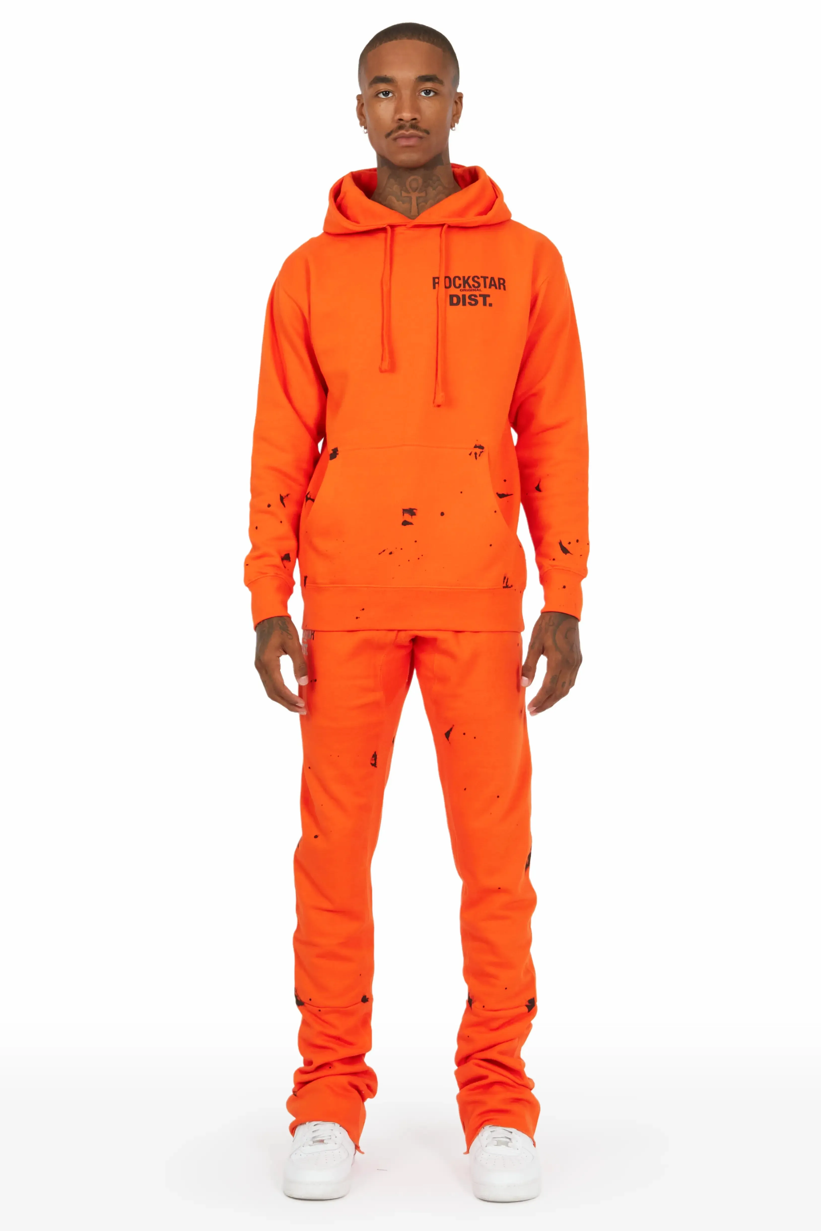 Raffer Orange Graphic Hoodie sold by Rockstar Original product image thumbnail 3