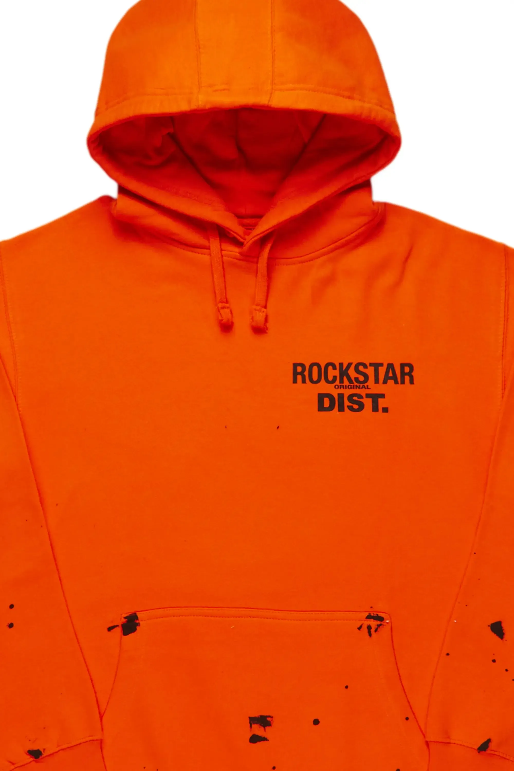 Raffer Orange Graphic Hoodie sold by Rockstar Original product image thumbnail 4