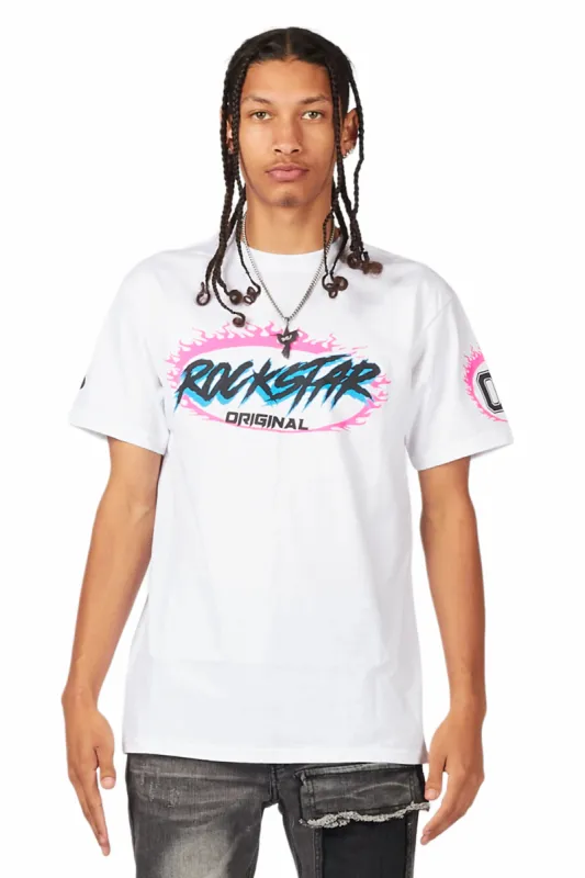 Draven White Graphic T-Shirt sold by Rockstar Original