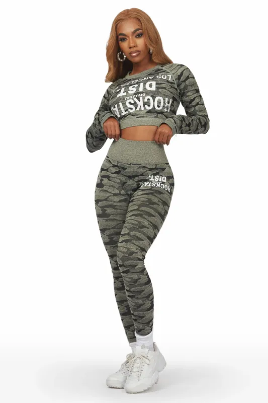 Sanaii Green Camo Active Set sold by Rockstar Original