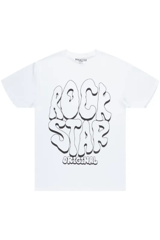 Warblen White Graphic T-Shirt sold by Rockstar Original