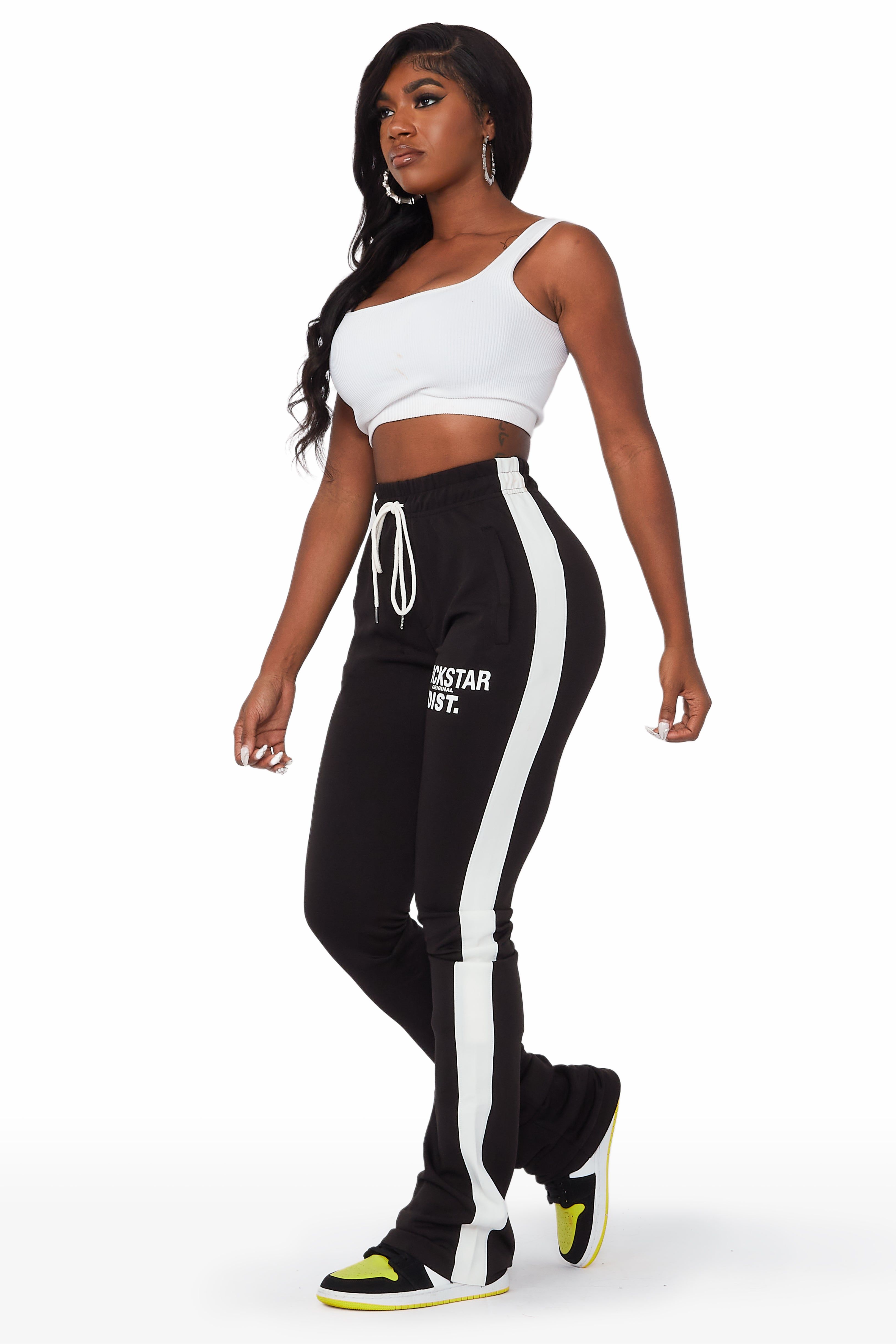 Savannah Black Super Stacked Track Pant sold by Rockstar Original product image thumbnail 3