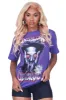 Tavionna Purple Oversized T-Shirt sold by Rockstar Original