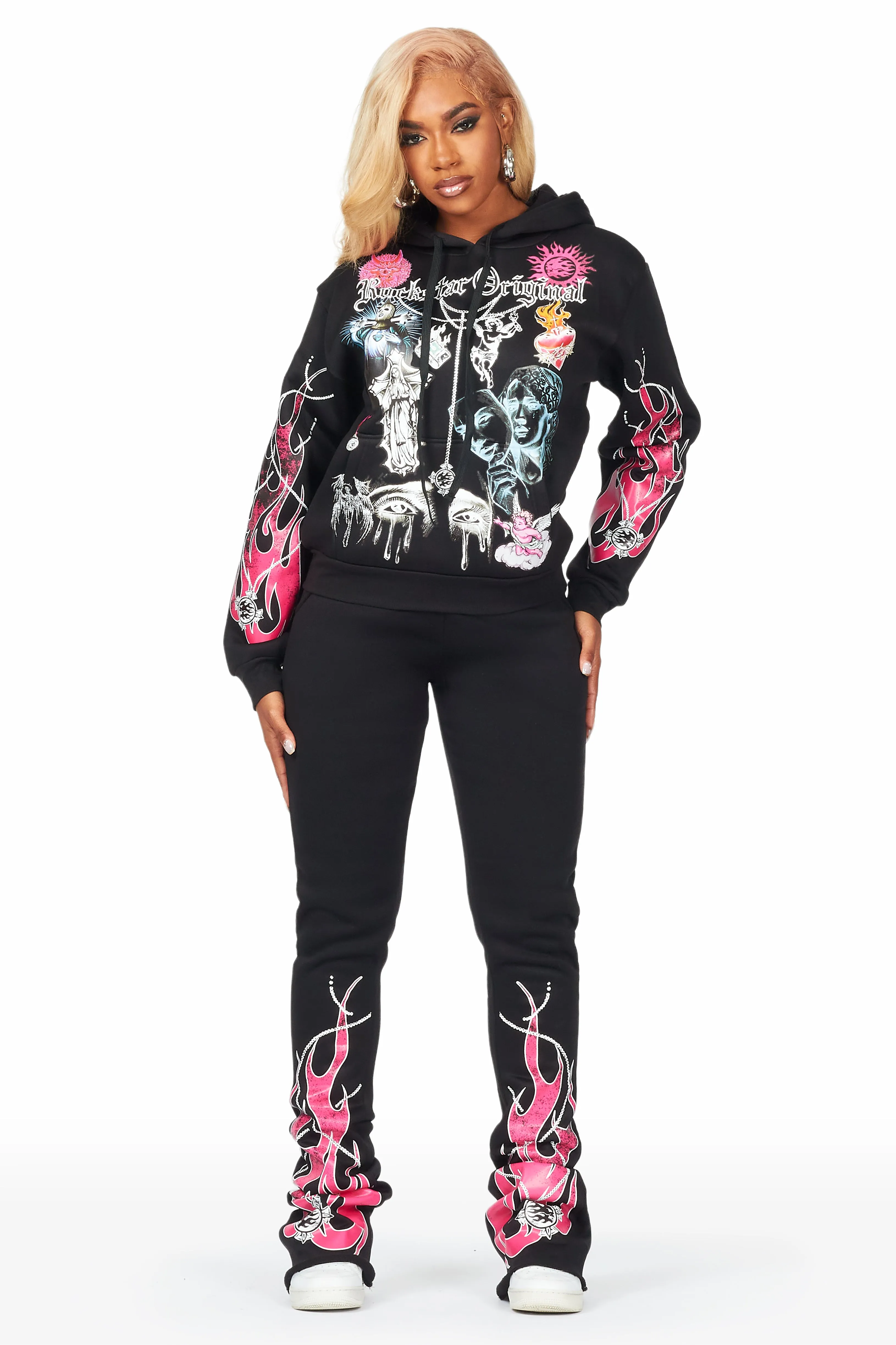 Dazarene Black Super Stacked Trackset sold by Rockstar Original