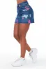 Emelia Med. Wash Painted Mini Skirt sold by Rockstar Original